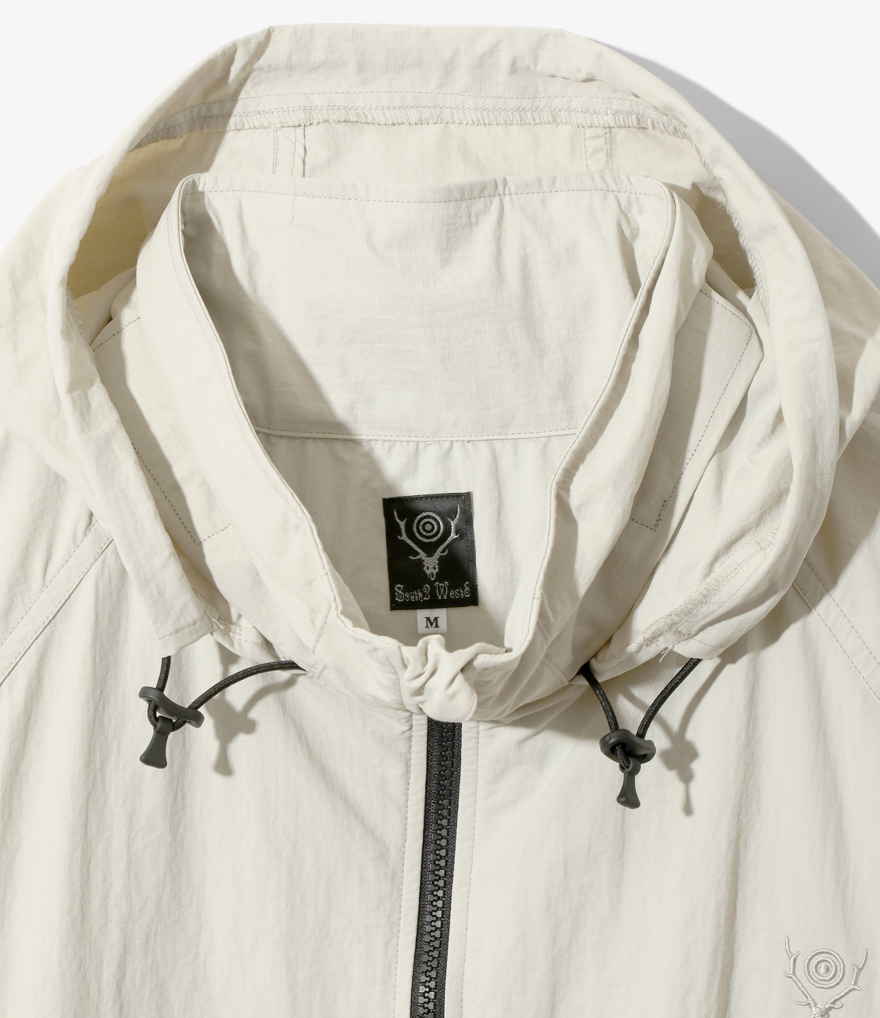 Weather Effect Jacket - Ivory - Nylon Ripstop