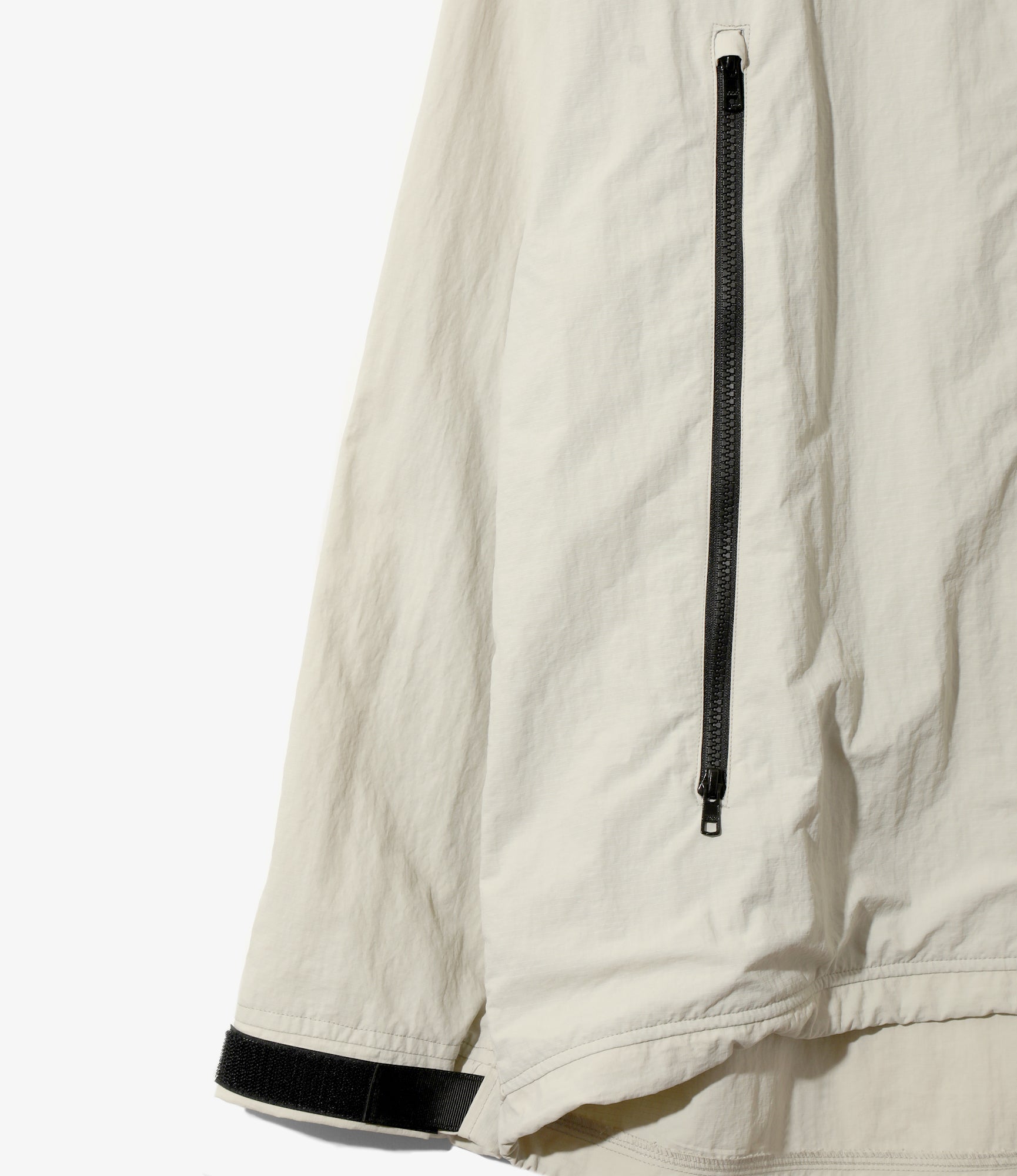 Weather Effect Jacket - Ivory - Nylon Ripstop