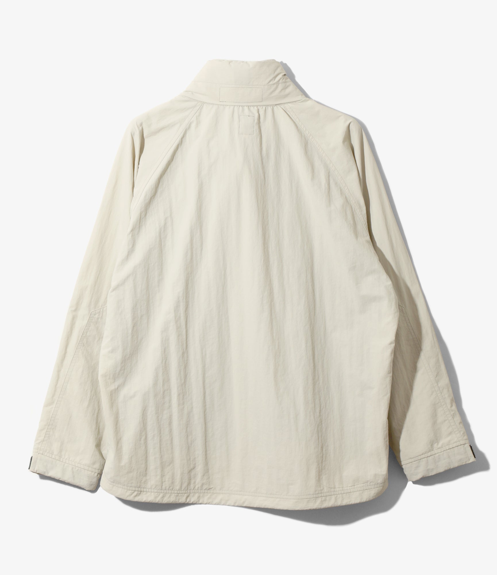 Weather Effect Jacket - Ivory - Nylon Ripstop