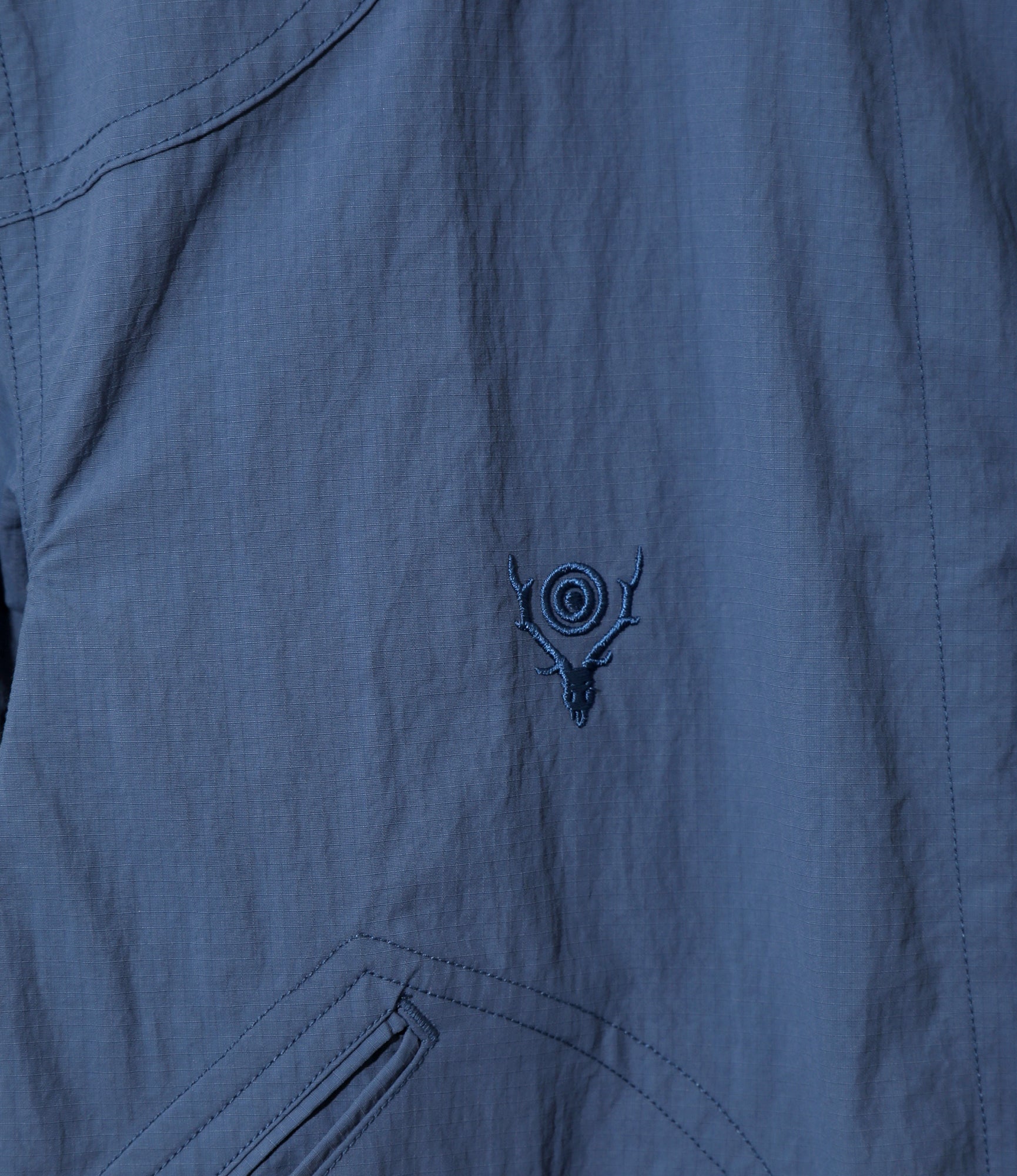 Field Jacket - Blue - Nylon Ripstop