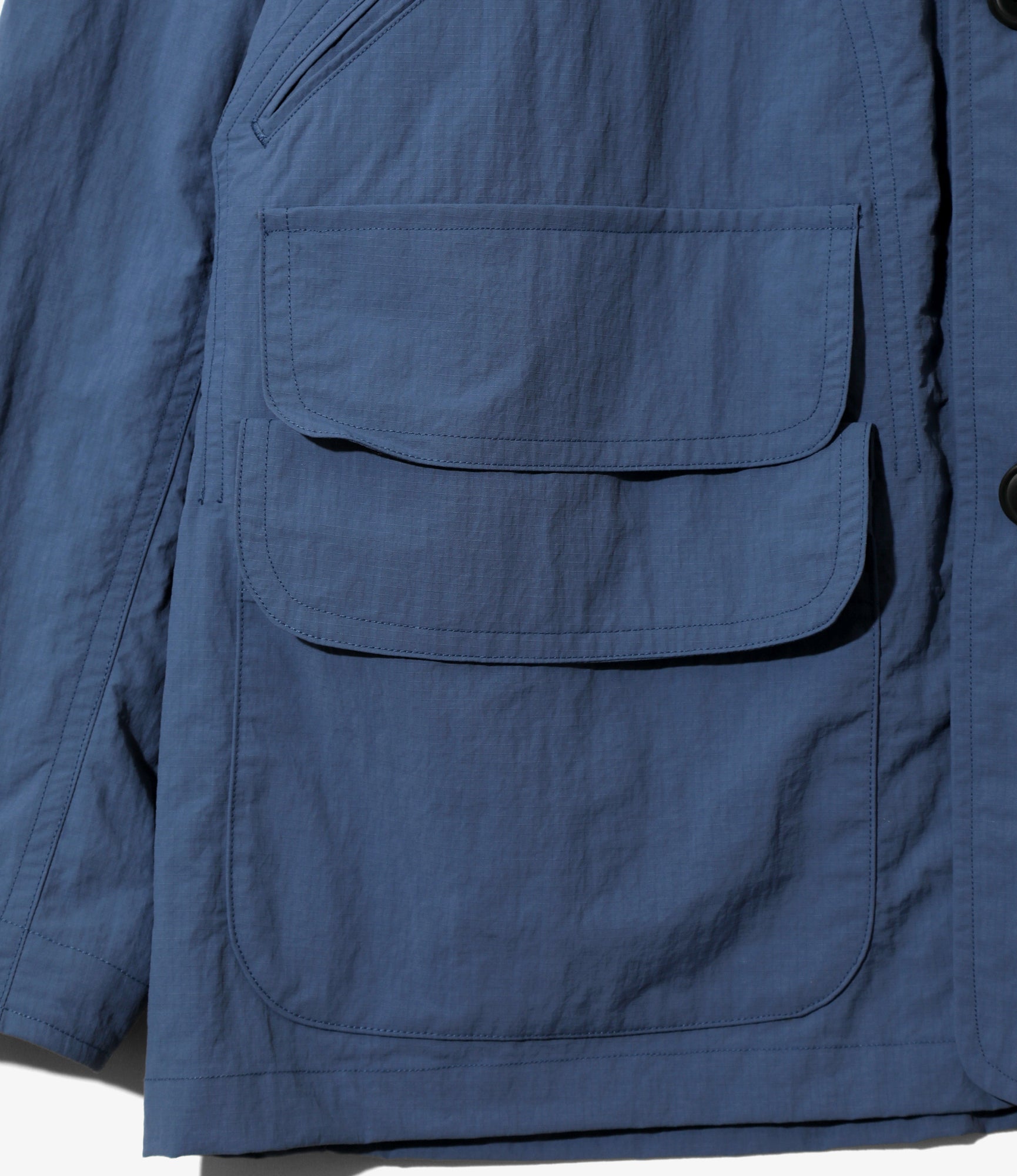 Field Jacket - Blue - Nylon Ripstop