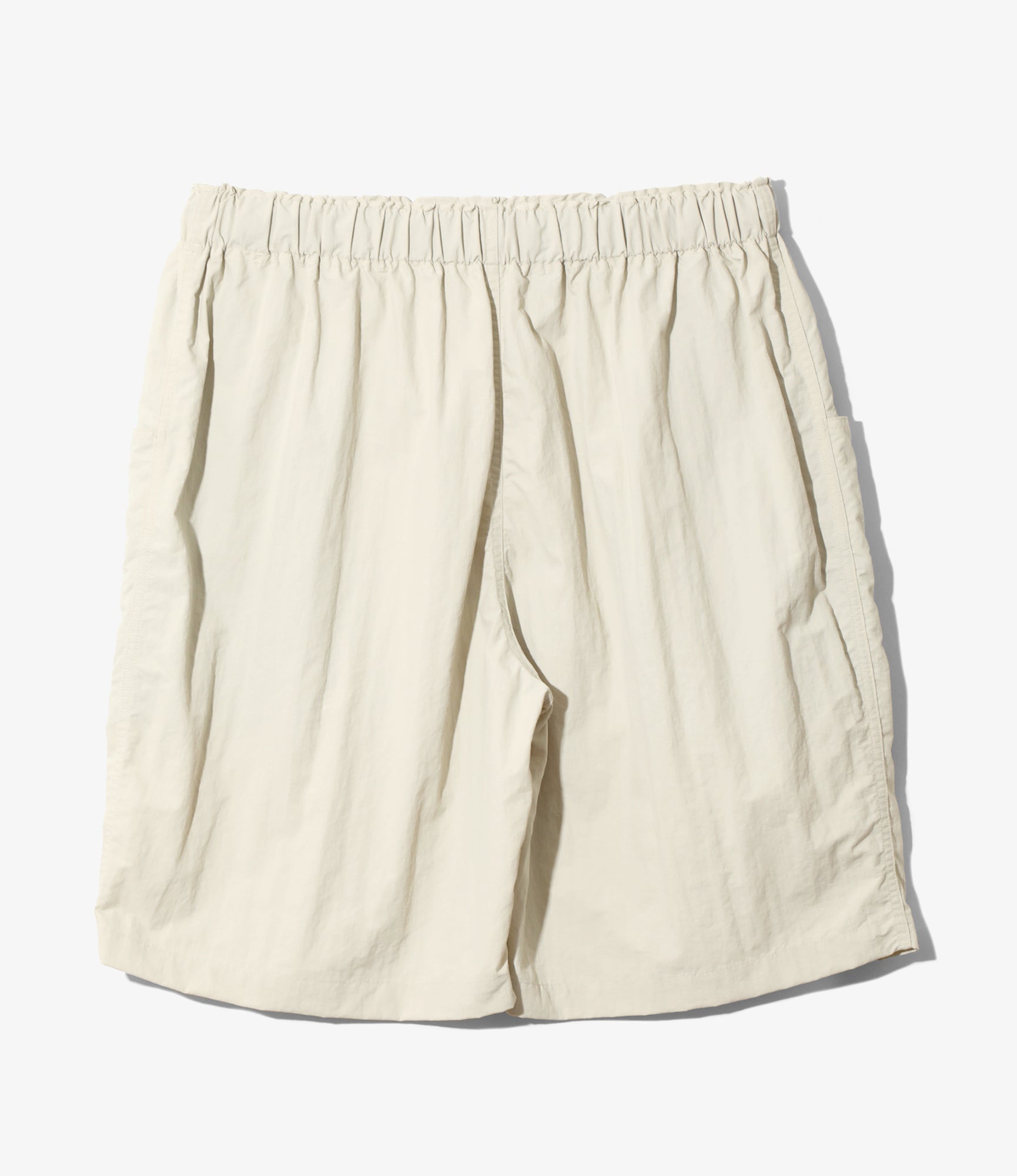 Belted C.S. Short - Ivory - Nylon Ripstop