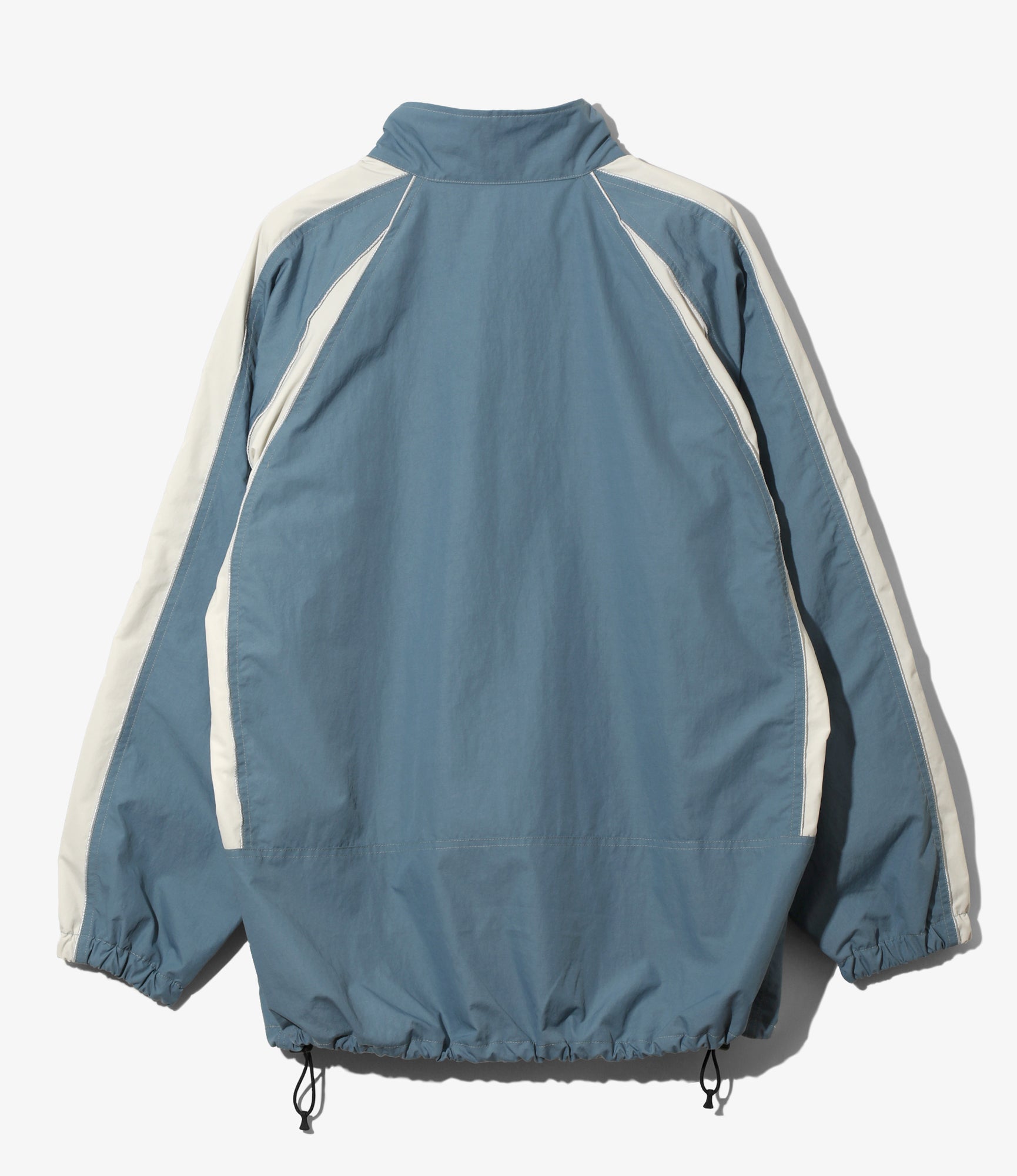 Warm-Up Jacket - Blue - Nylon Tussah