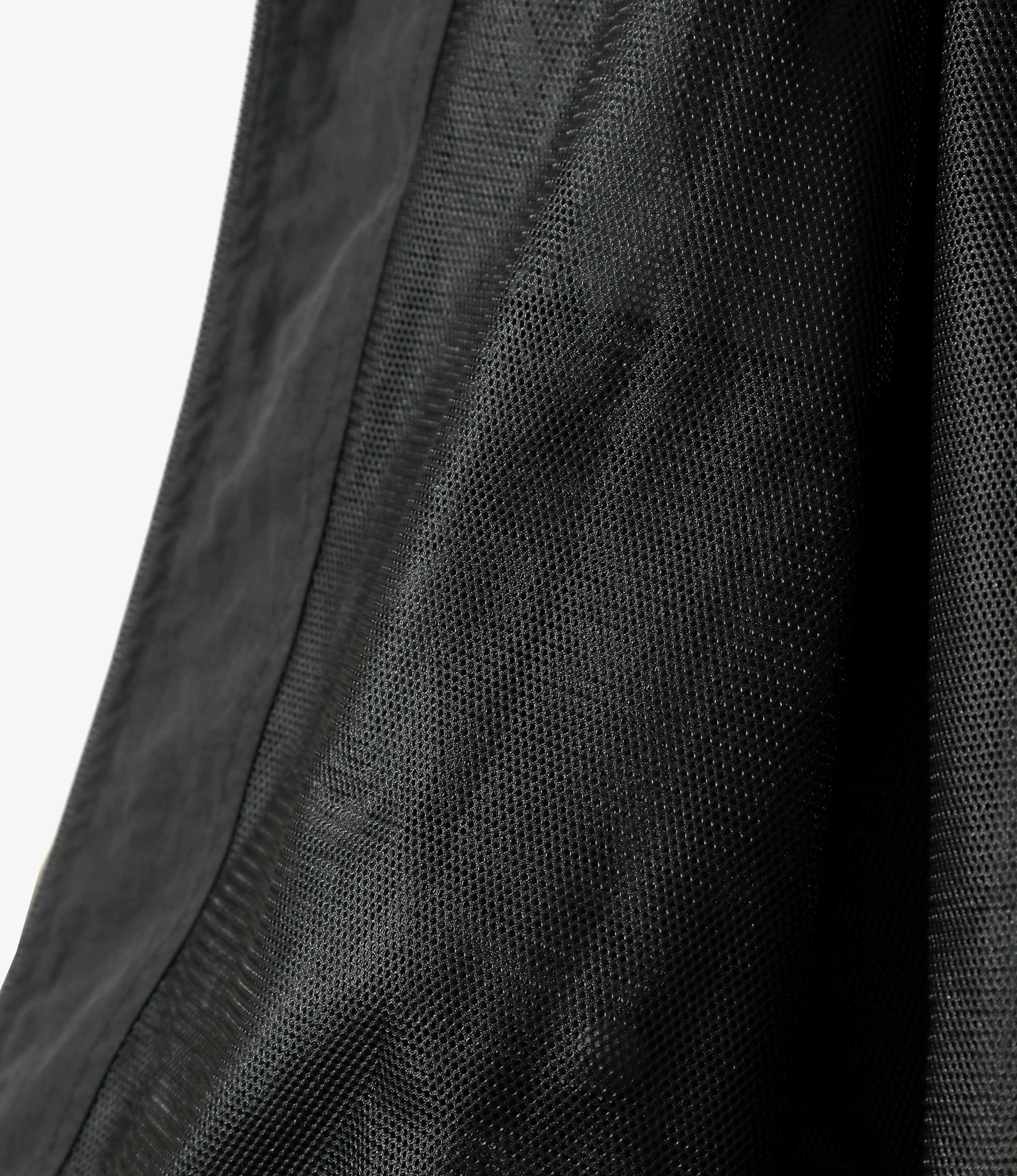 Warm-Up Jacket - Black - Nylon Tussah
