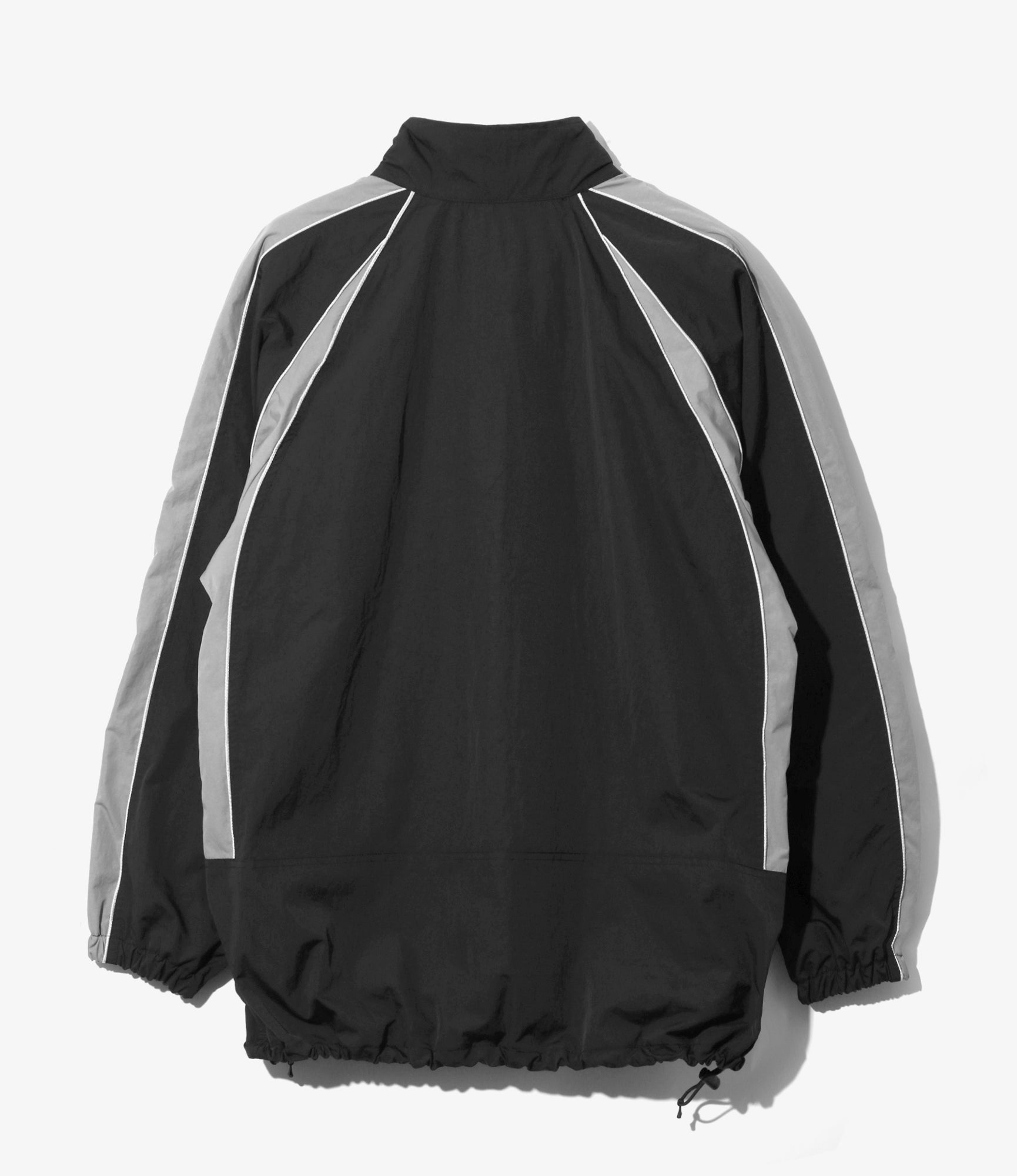Warm-Up Jacket - Black - Nylon Tussah