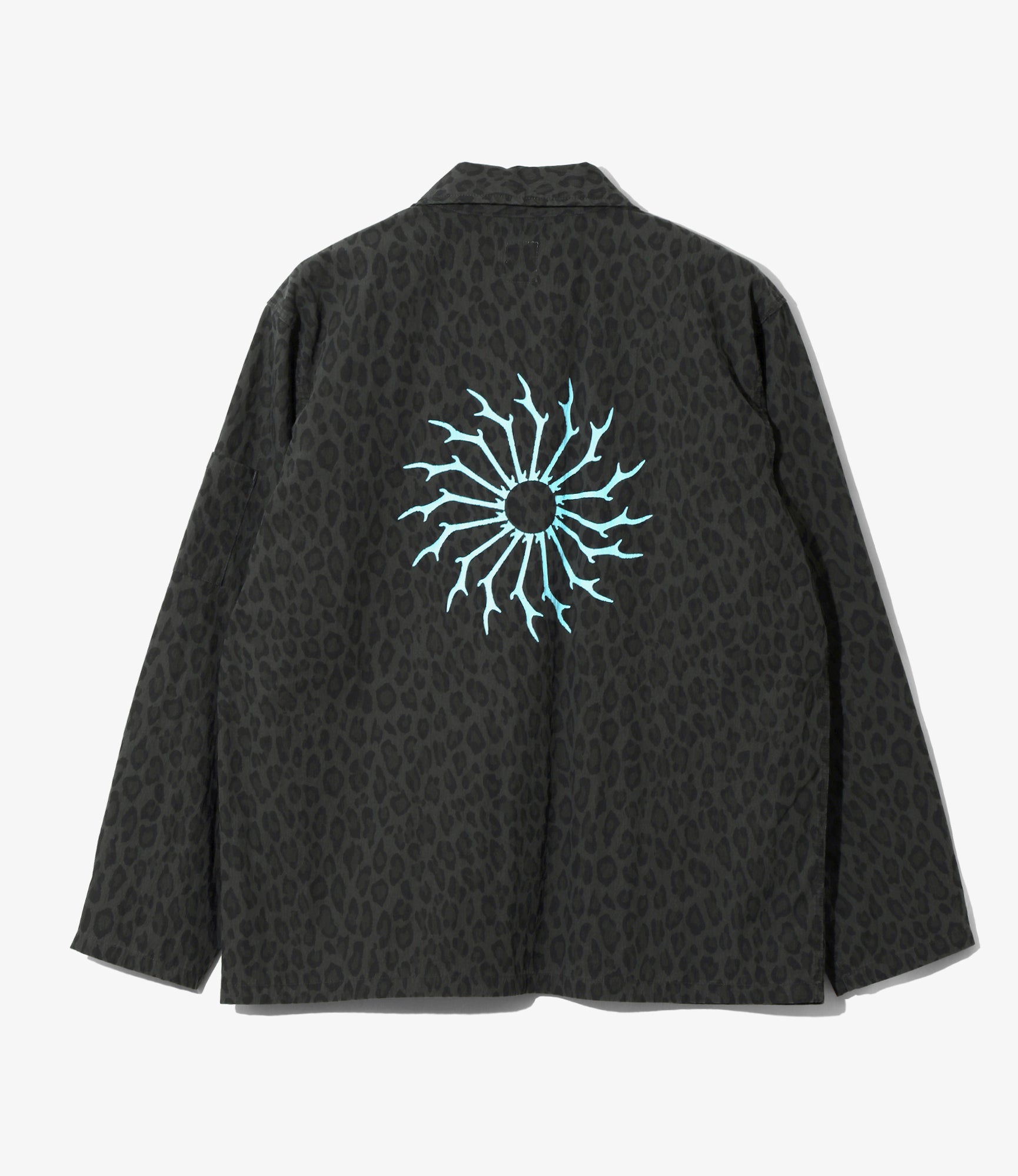 Women's Ranger Shirt - Charcoal - C/N Poplin / Leopard