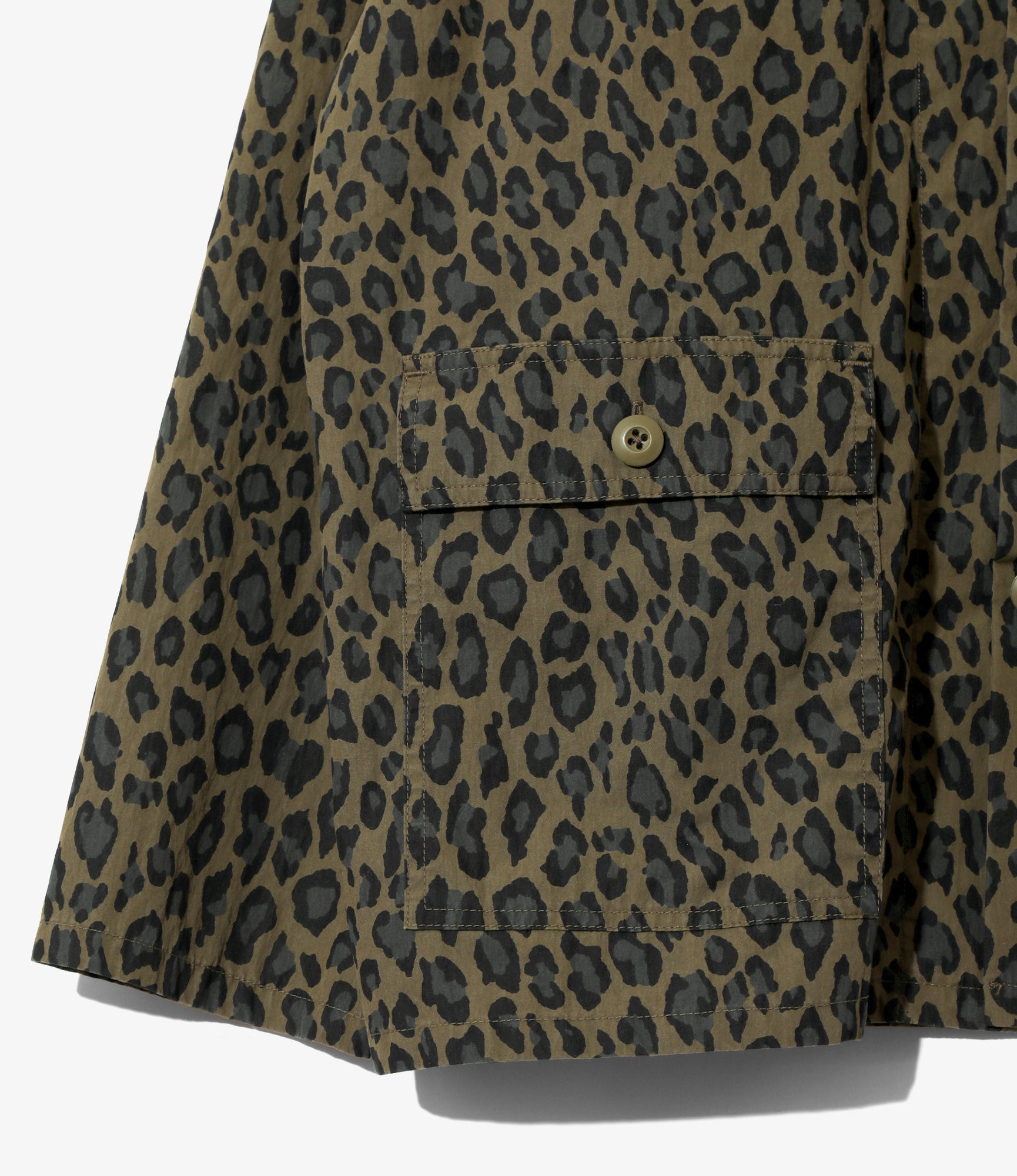 Women's Ranger Shirt - Olive - C/N Poplin / Leopard