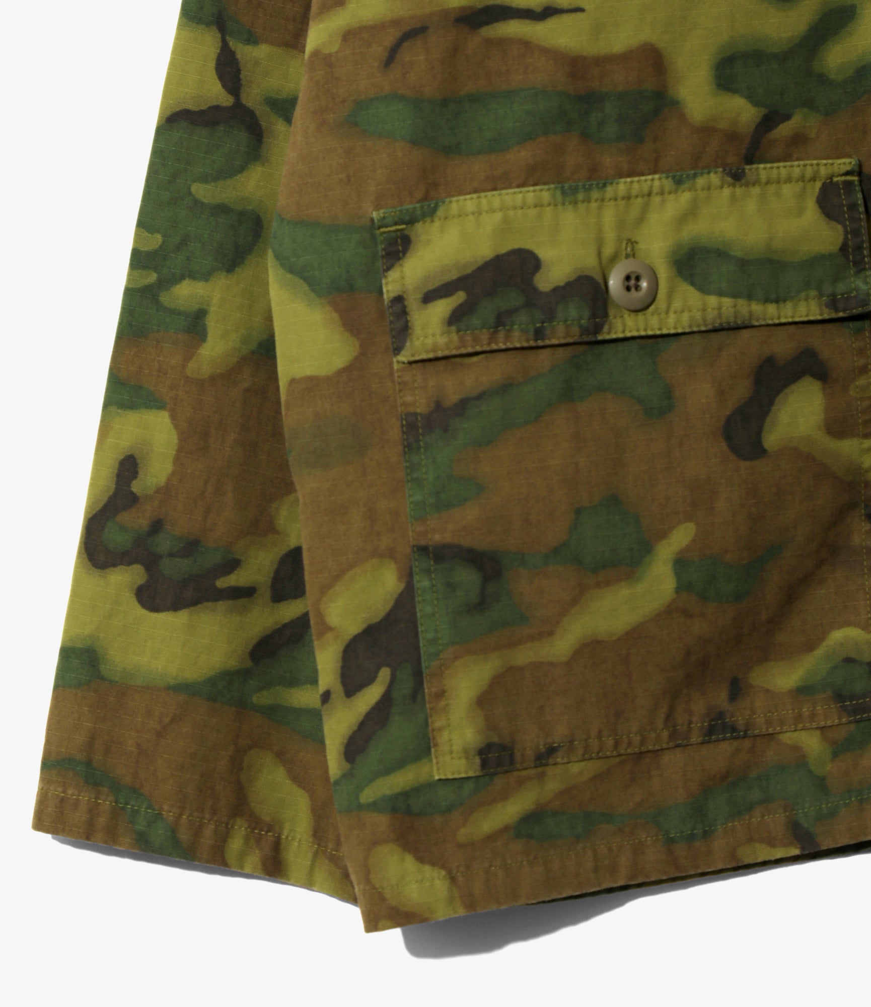 Ranger Shirt - Green - Cotton Ripstop / Camo