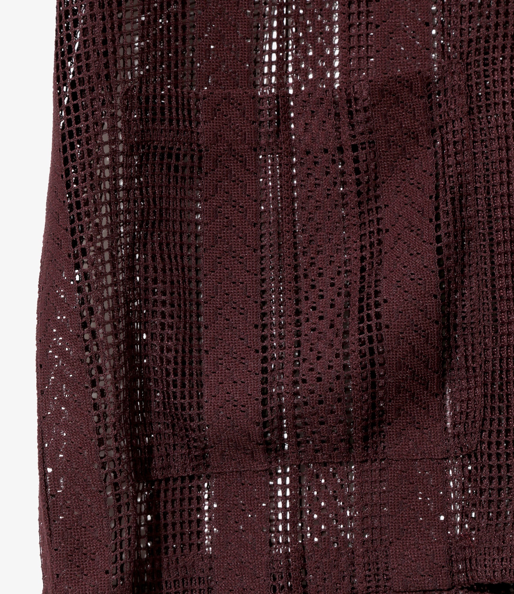 Women's Cabana Shirt -Dk. Purple - Poly Lace Jq.