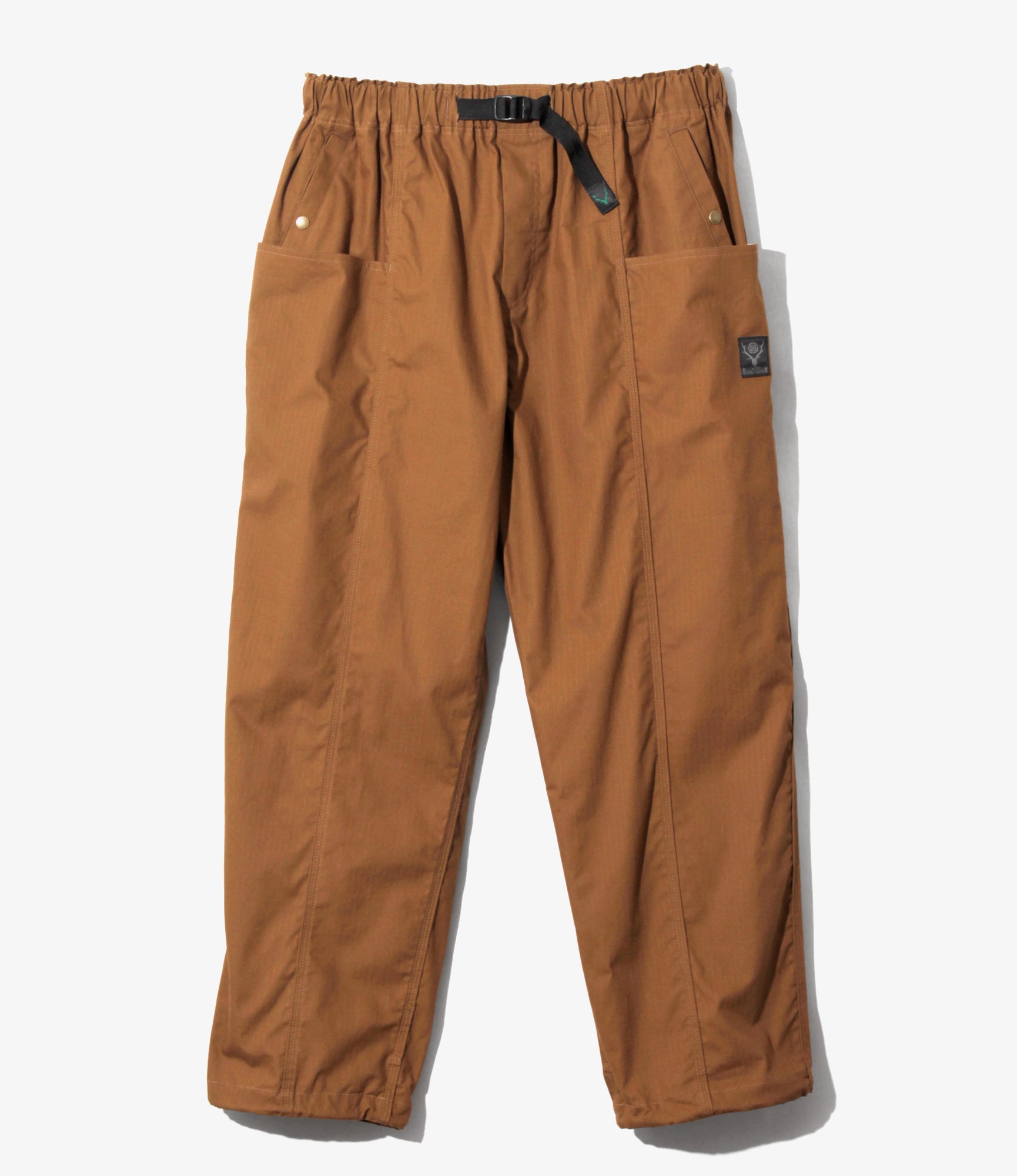Belted C.S.Pant - Brown - Cotton Ripstop