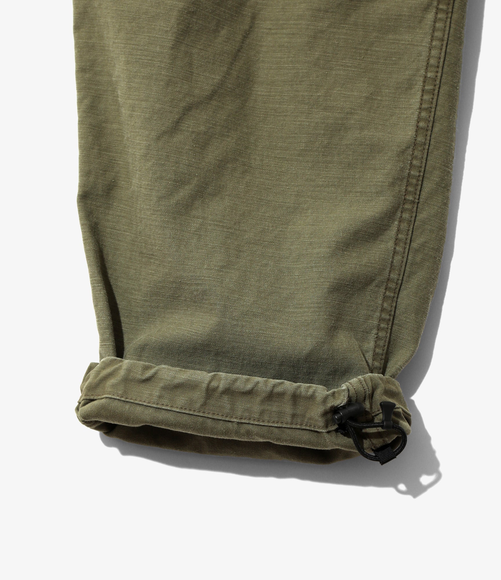 Belted Logger Pant- Reversed Sateen - Olive