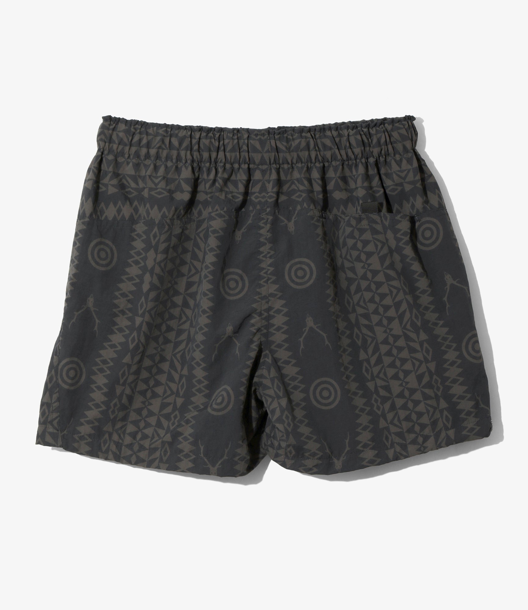 Belted Short - Native S&T - Nylon Tussah