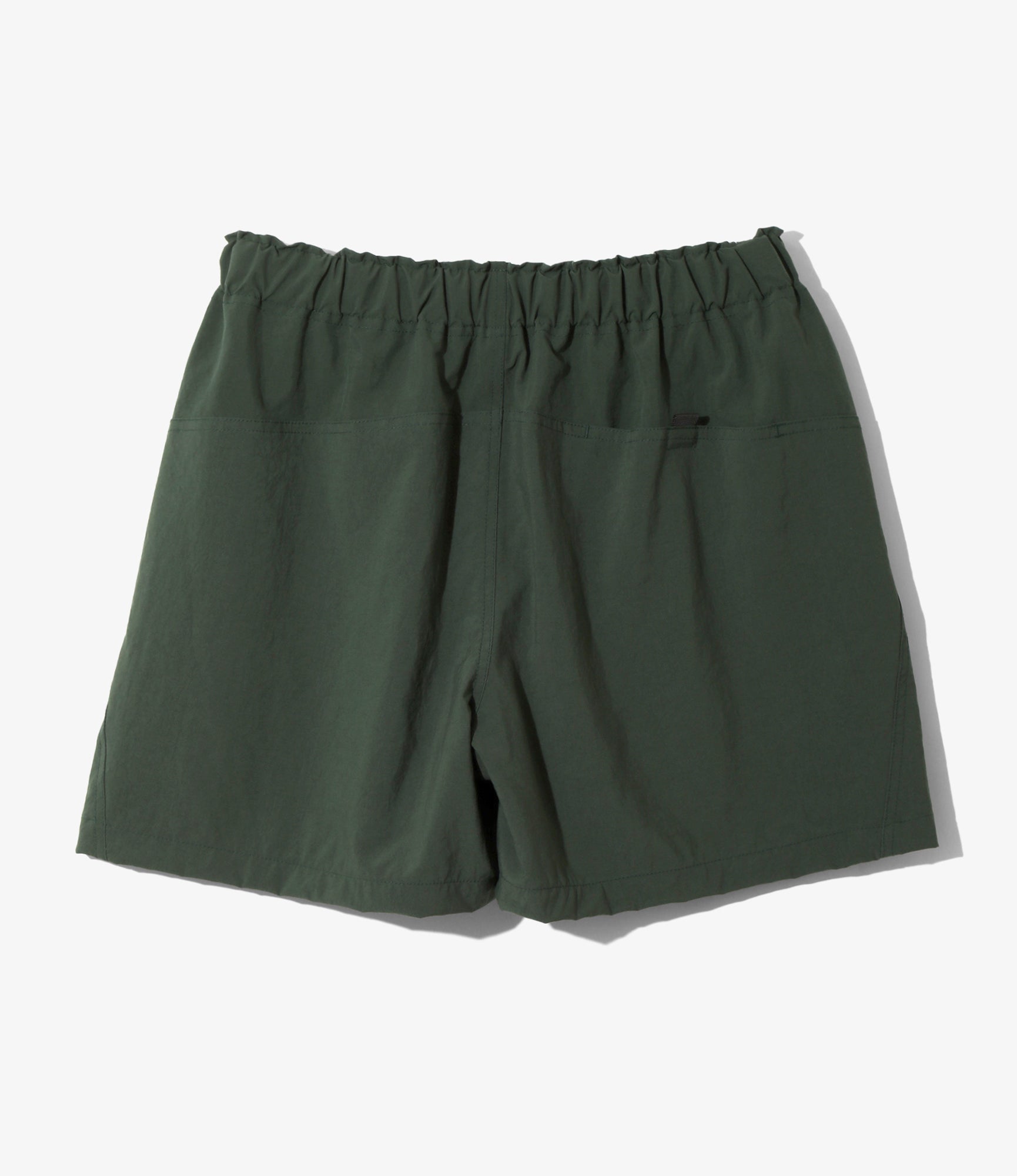 Belted Short - Green - Nylon Oxford