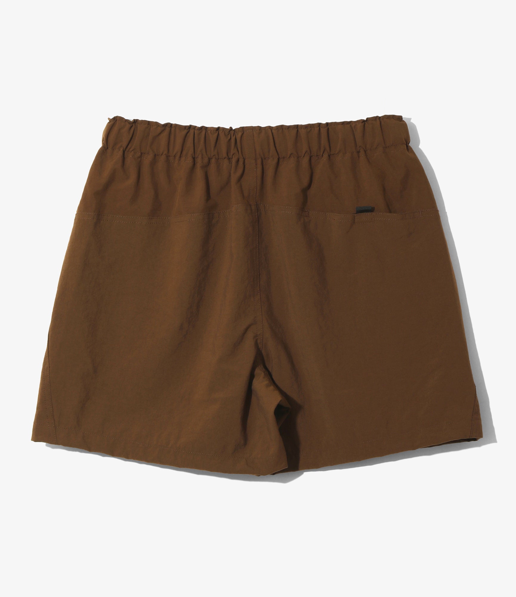 Belted Short - Brown - Nylon Oxford