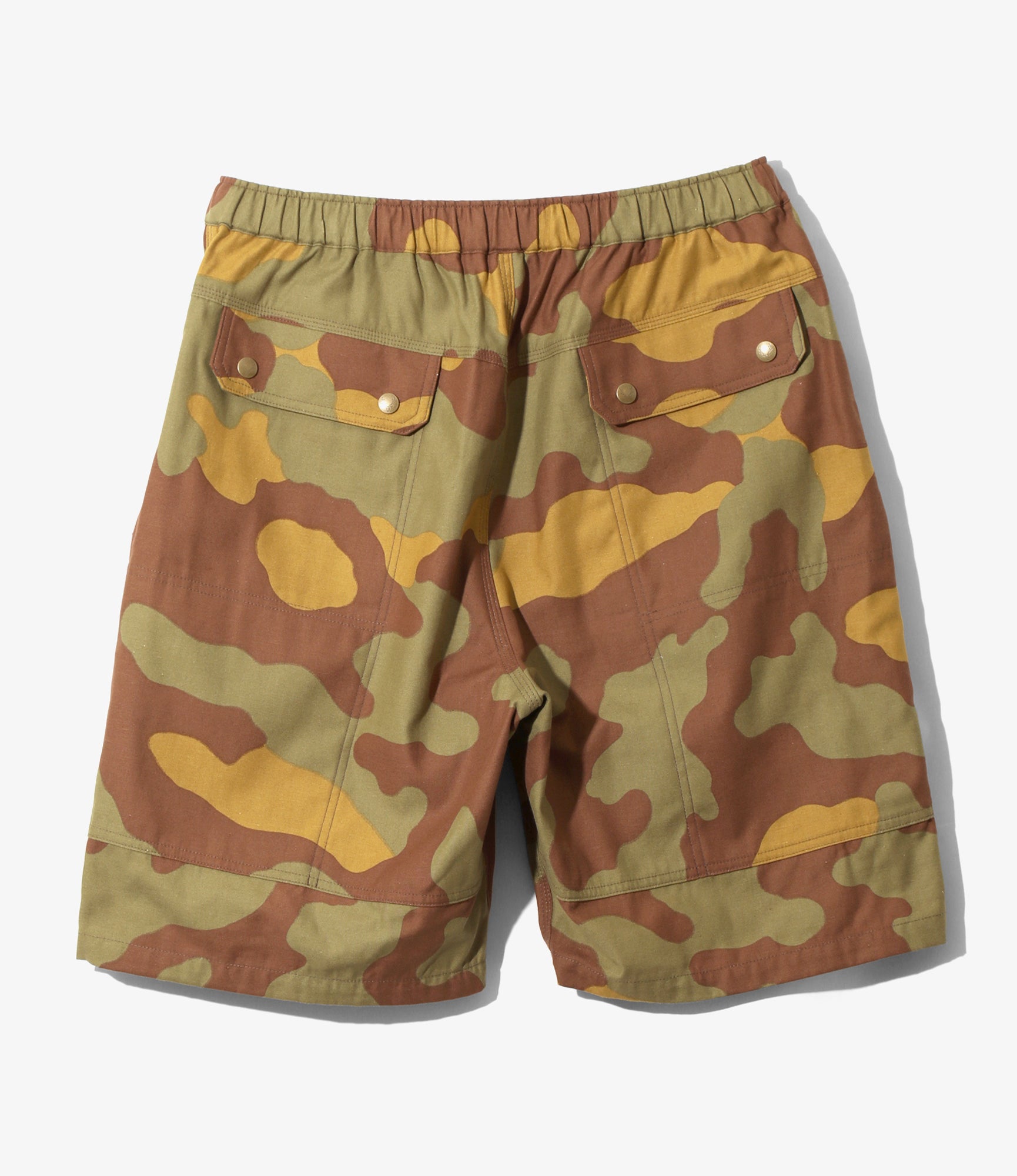 Belted Harbor Short - Camo - Reversed Sateen / Camo