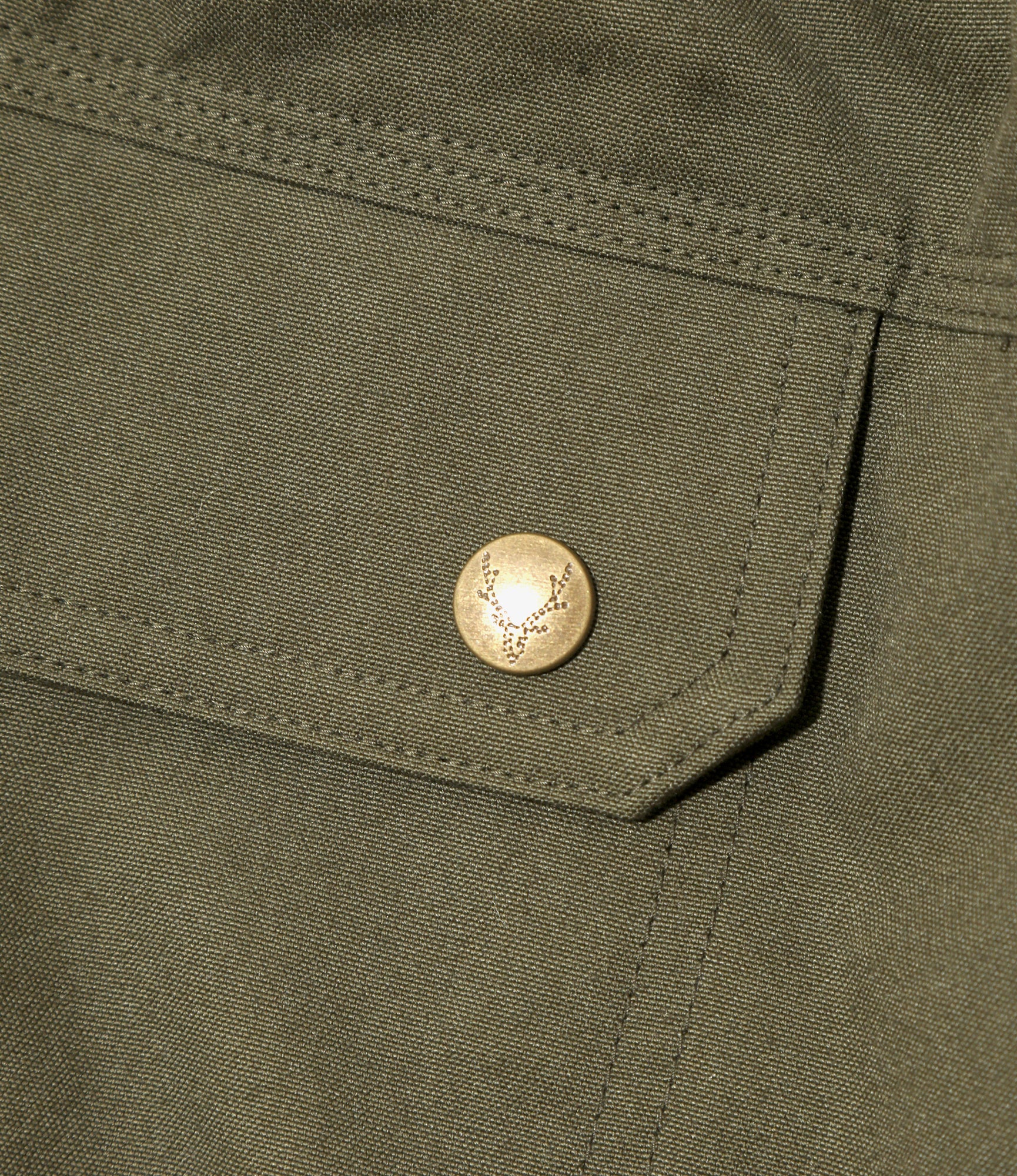 Belted Harbor Short - Olive - C/N Canvas