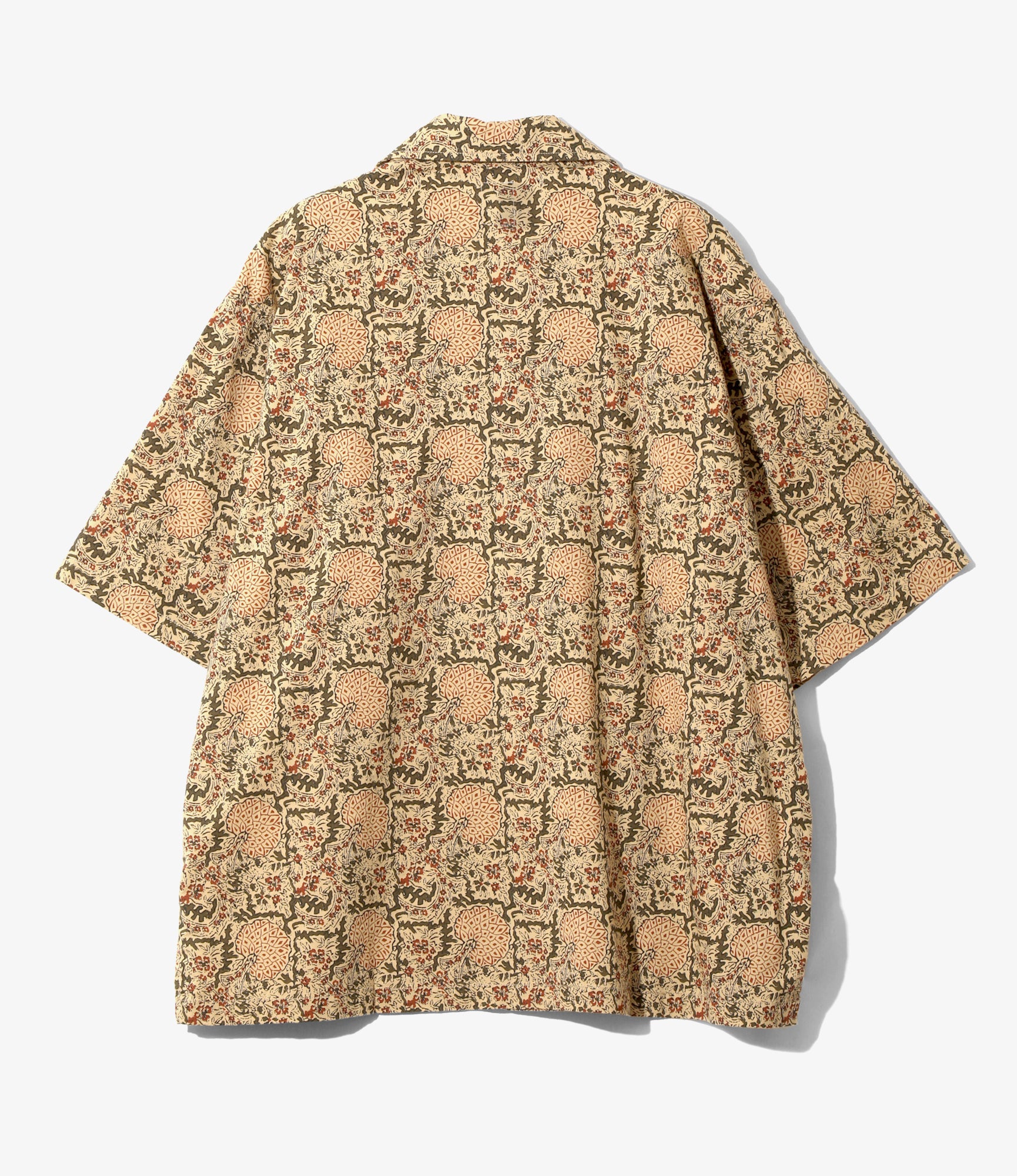 Cabana Shirt - Beige - Batik Printed