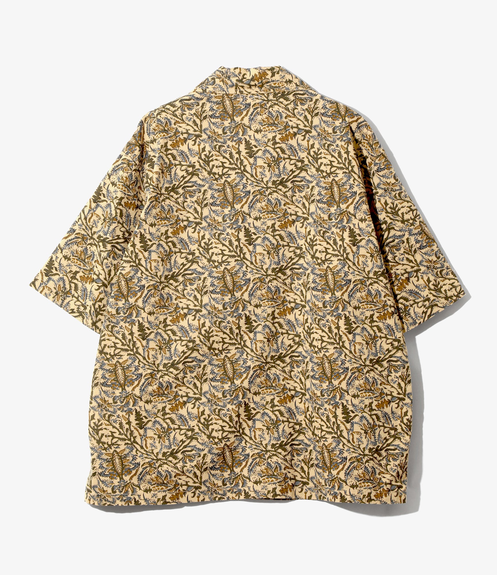 Cabana Shirt - Blue - Batik Printed