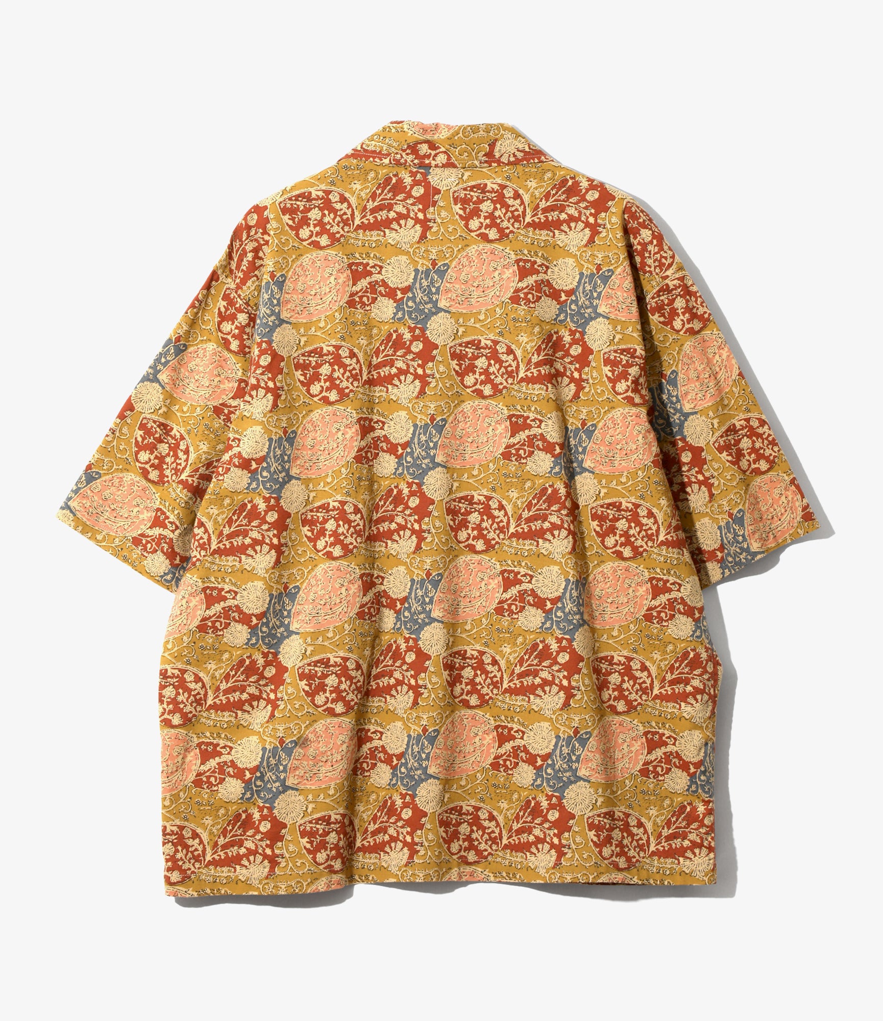 Cabana Shirt - Mustard - Batik Printed