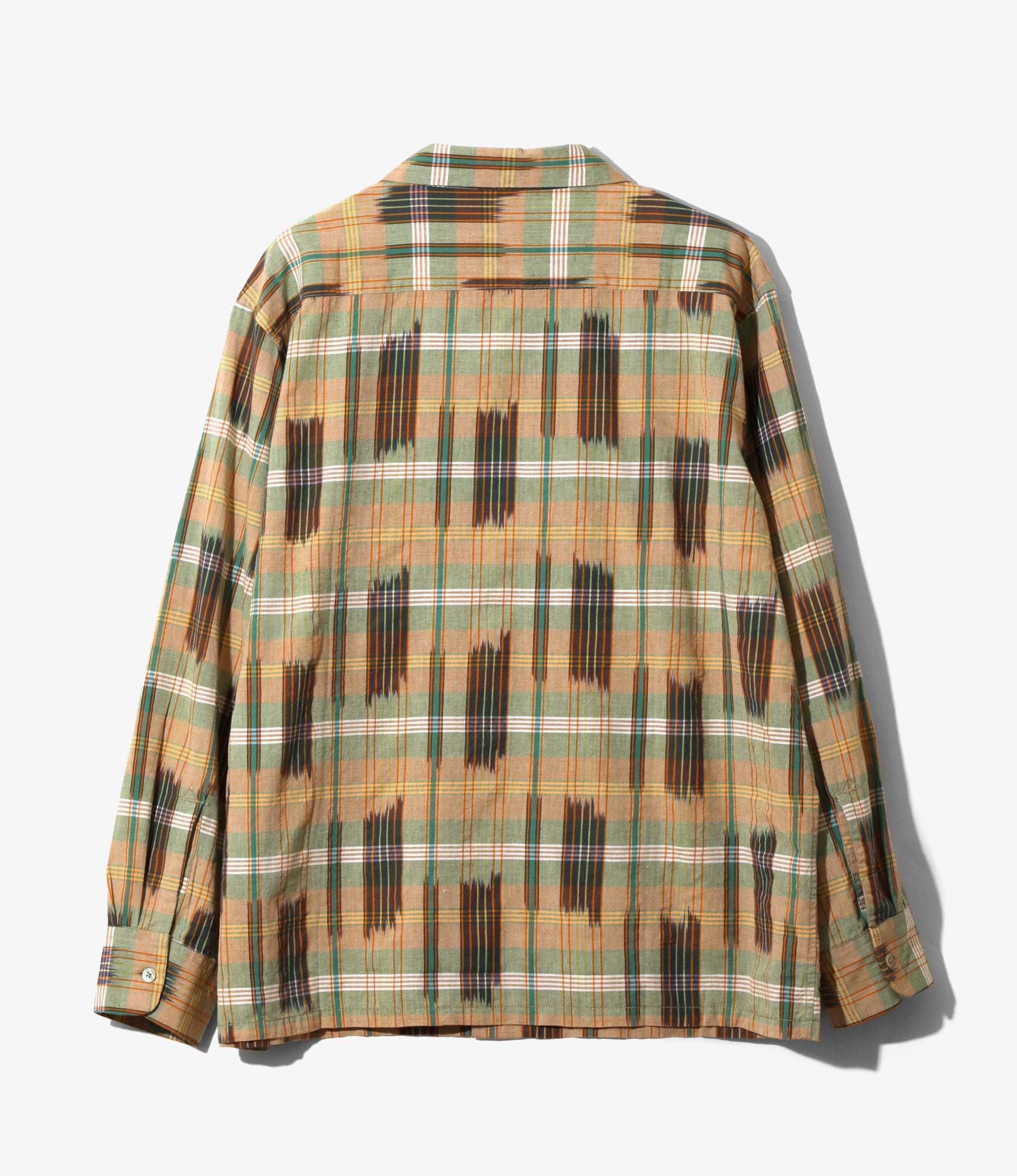 6 Pocket Shirt - Green - Madras Plaid