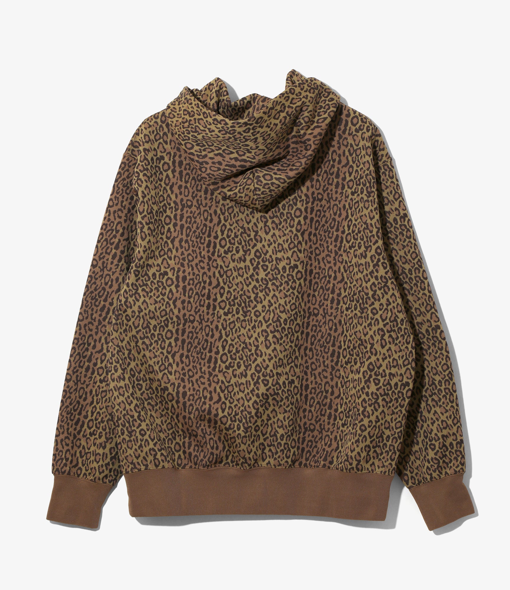 Trainer Hoody - Brown - Poly Jq. / Leopard