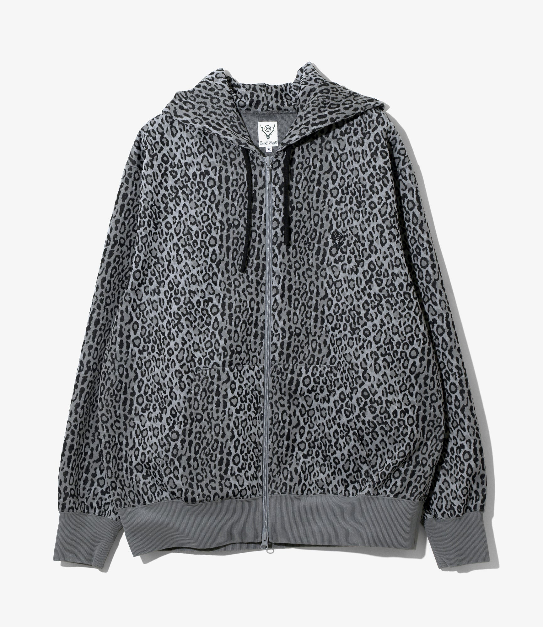 Trainer Hoody - Grey - Poly Jq. / Leopard