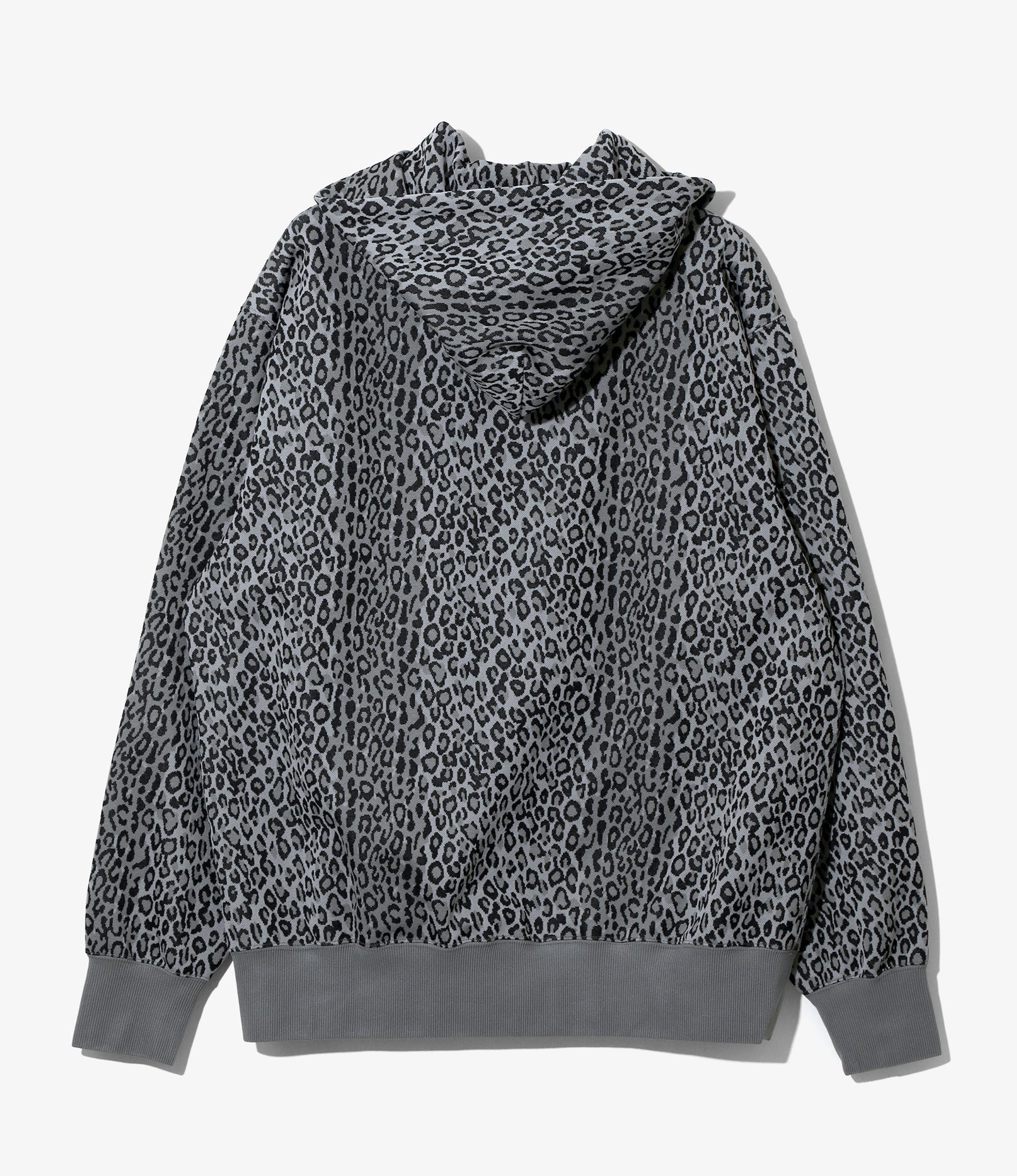 Trainer Hoody - Grey - Poly Jq. / Leopard