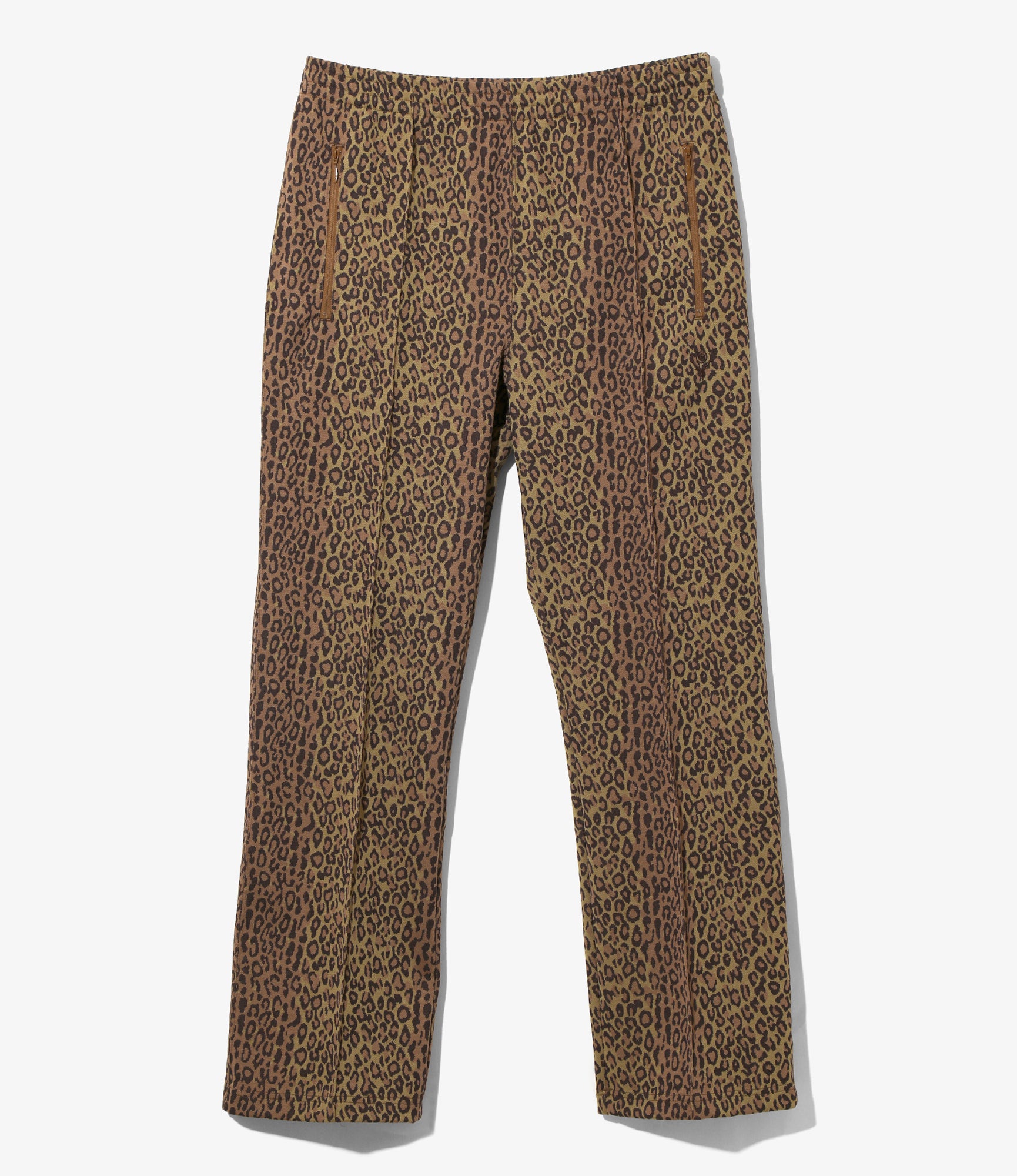 Trainer Pant - Brown - Poly Jq. / Leopard