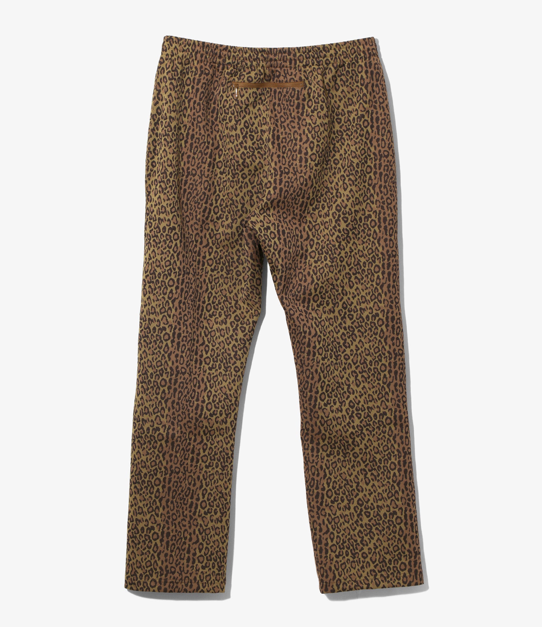 Trainer Pant - Brown - Poly Jq. / Leopard