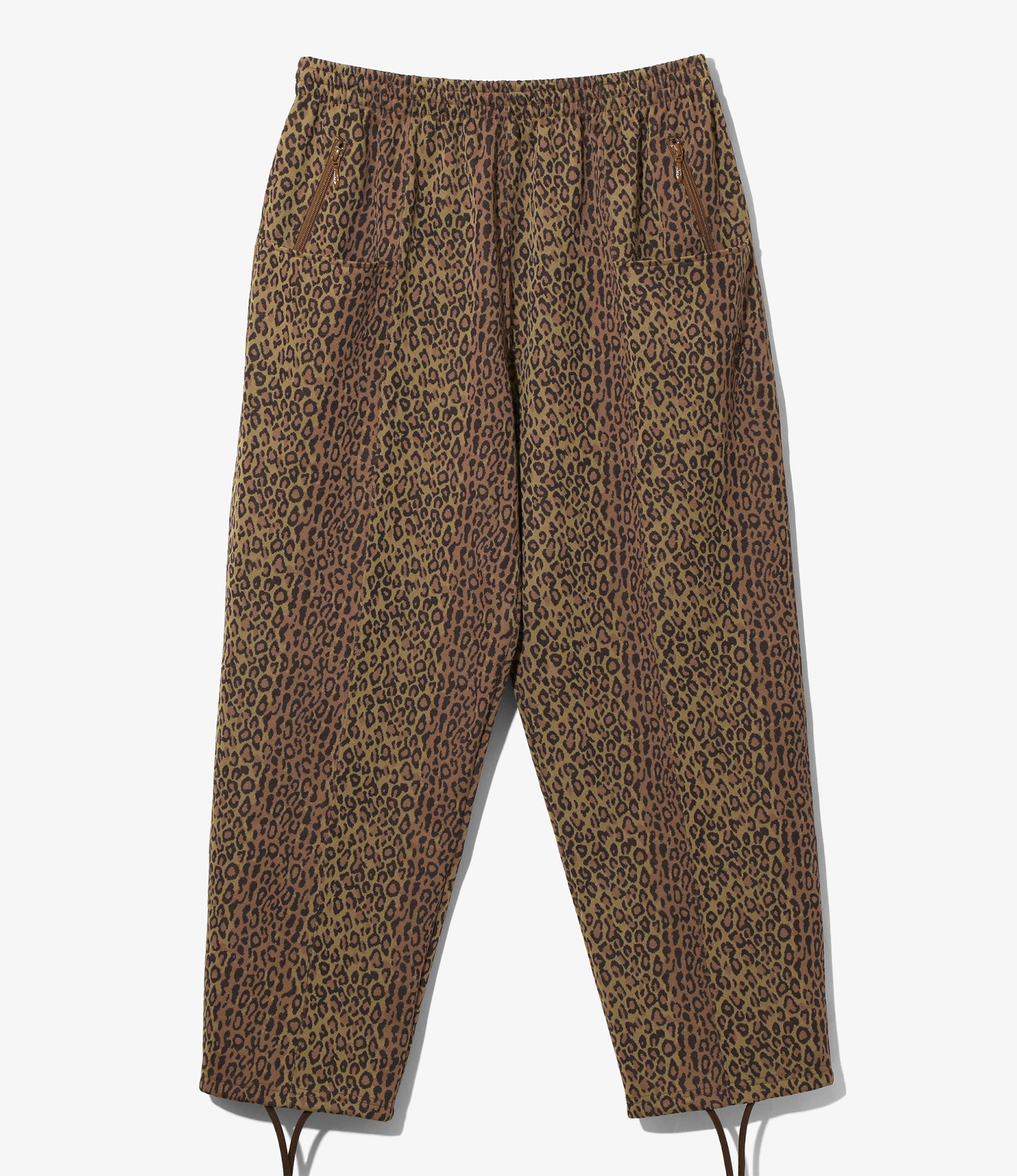 String C.S Pant - Brown - Poly Jq. / Leopard