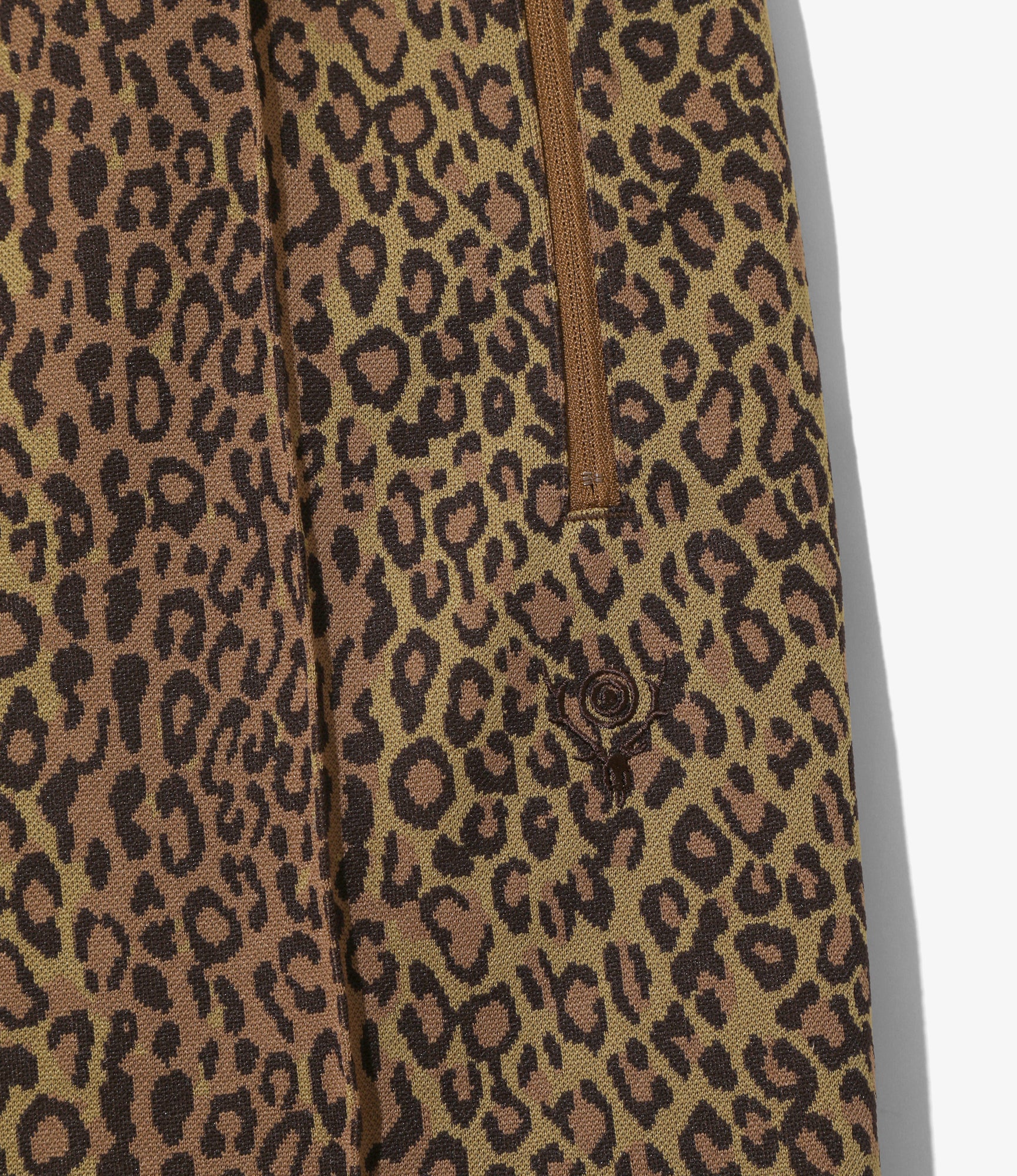 String C.S Pant - Brown - Poly Jq. / Leopard