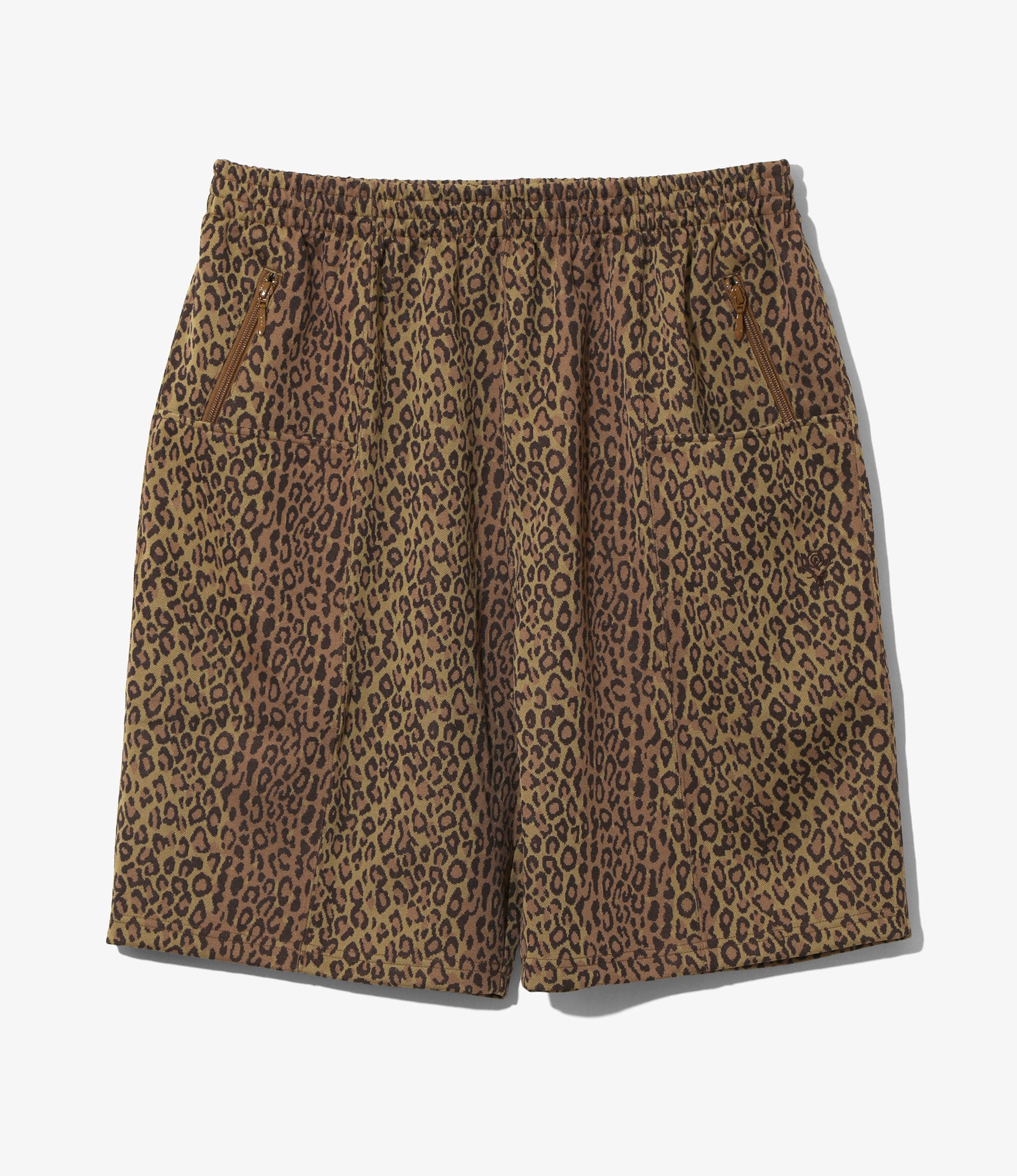 String C.S. Short - Brown - Poly Jq. / Leopard