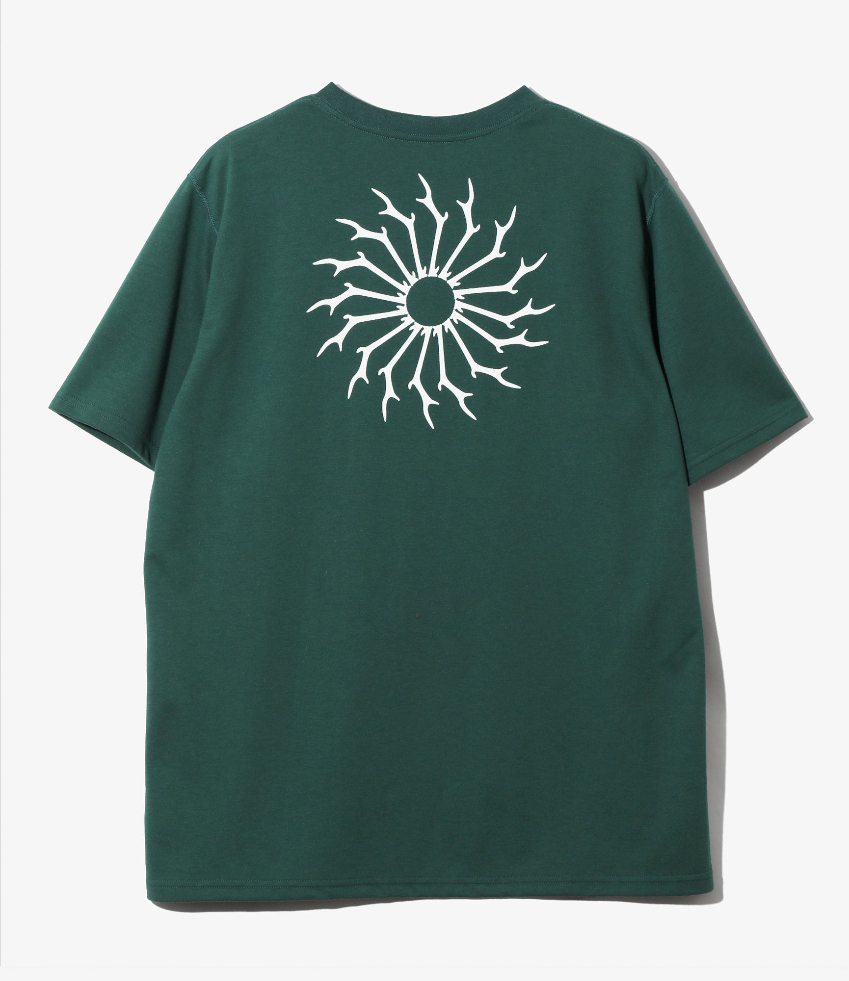 S/S Round Pocket Tee - Green - Circle Horn