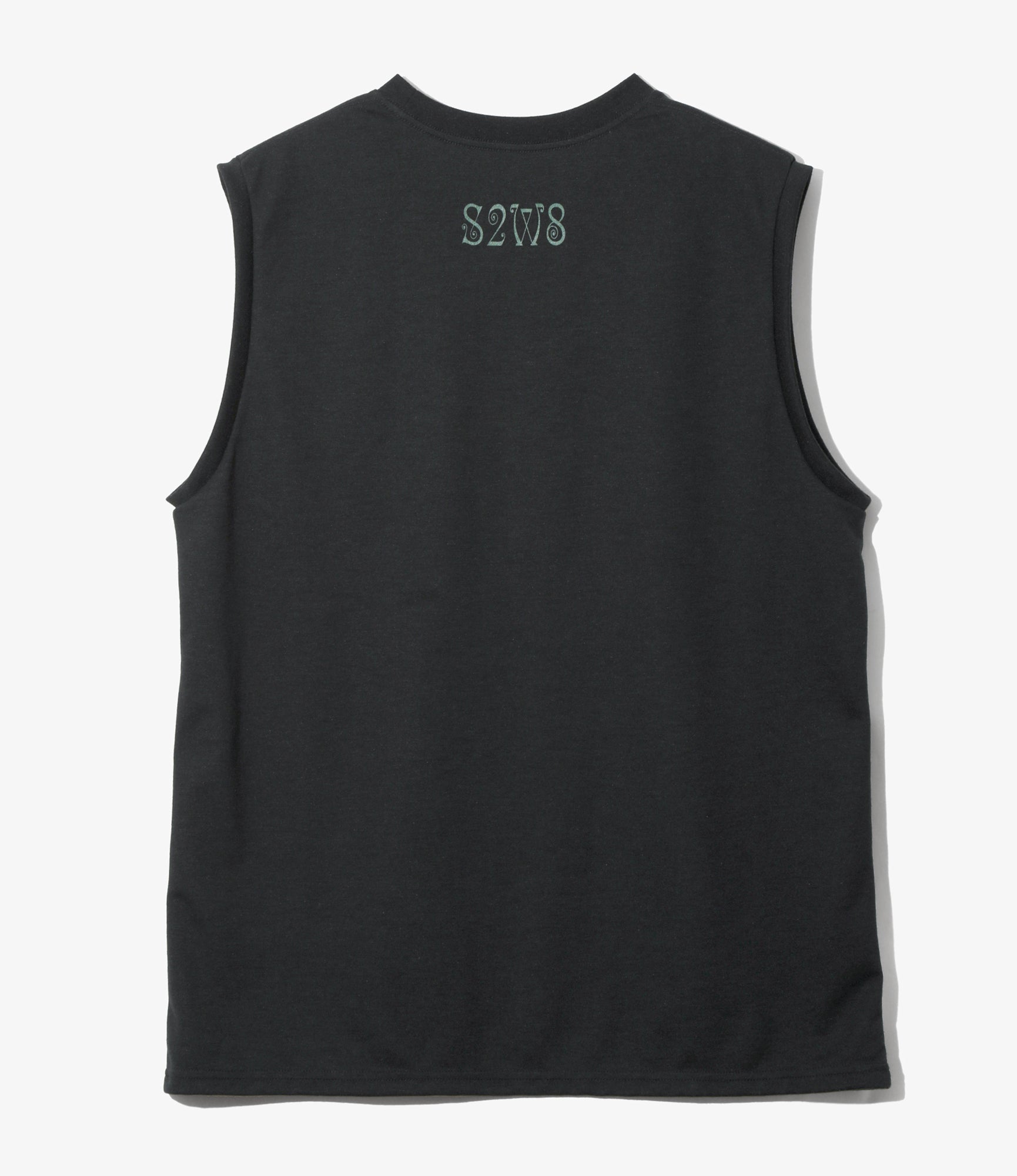 Sleeveless Crew Neck Tee - Black - Skull & Target