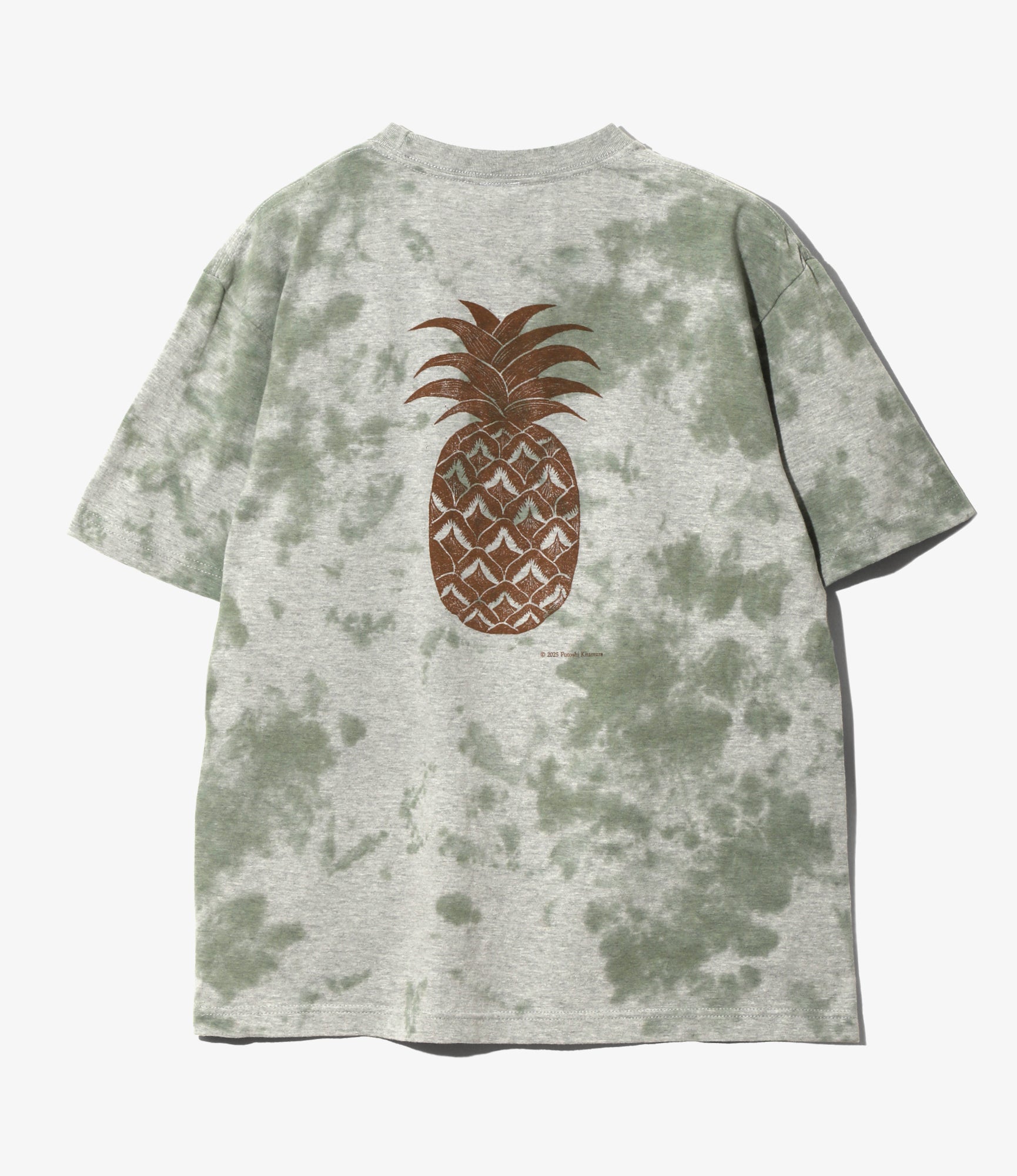 South2 West8 x F.KITAMURA S/S Tee - Green - C/PE Jersey / Pineapple