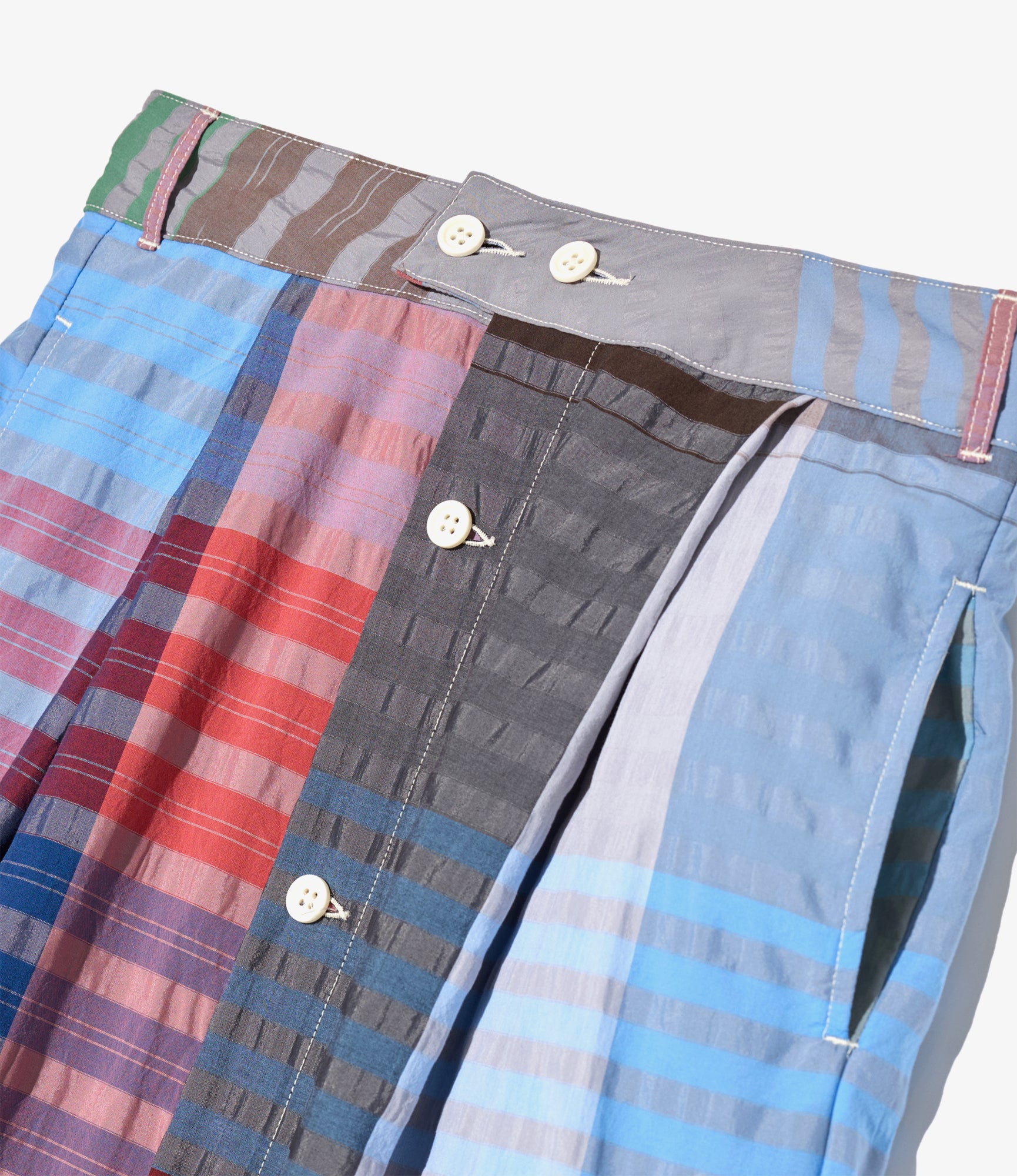 Women's Tuck Skirt - Multi Color CP Big Plaid