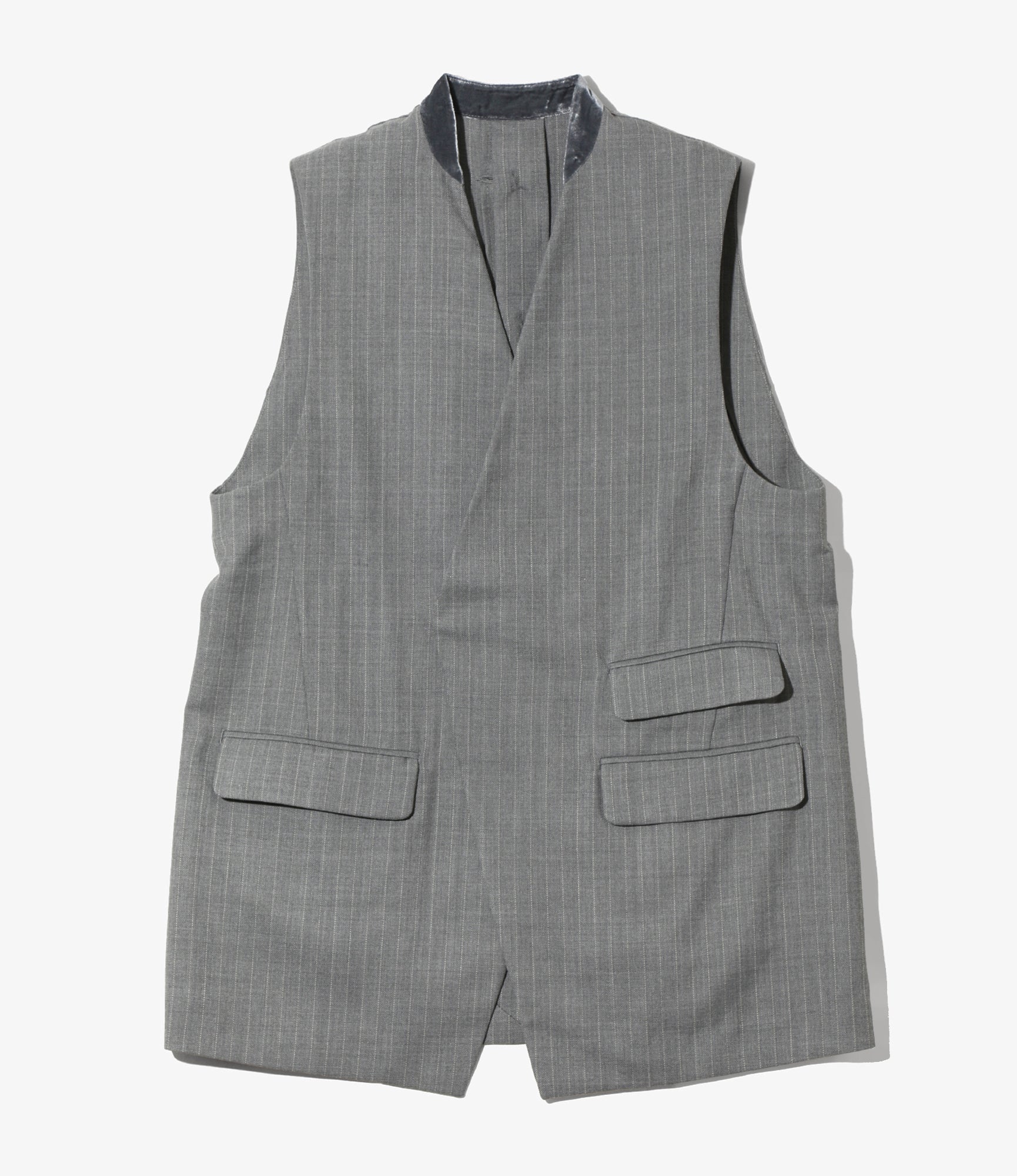 Women's Change Pocket Vest - H. Grey - Gabardine