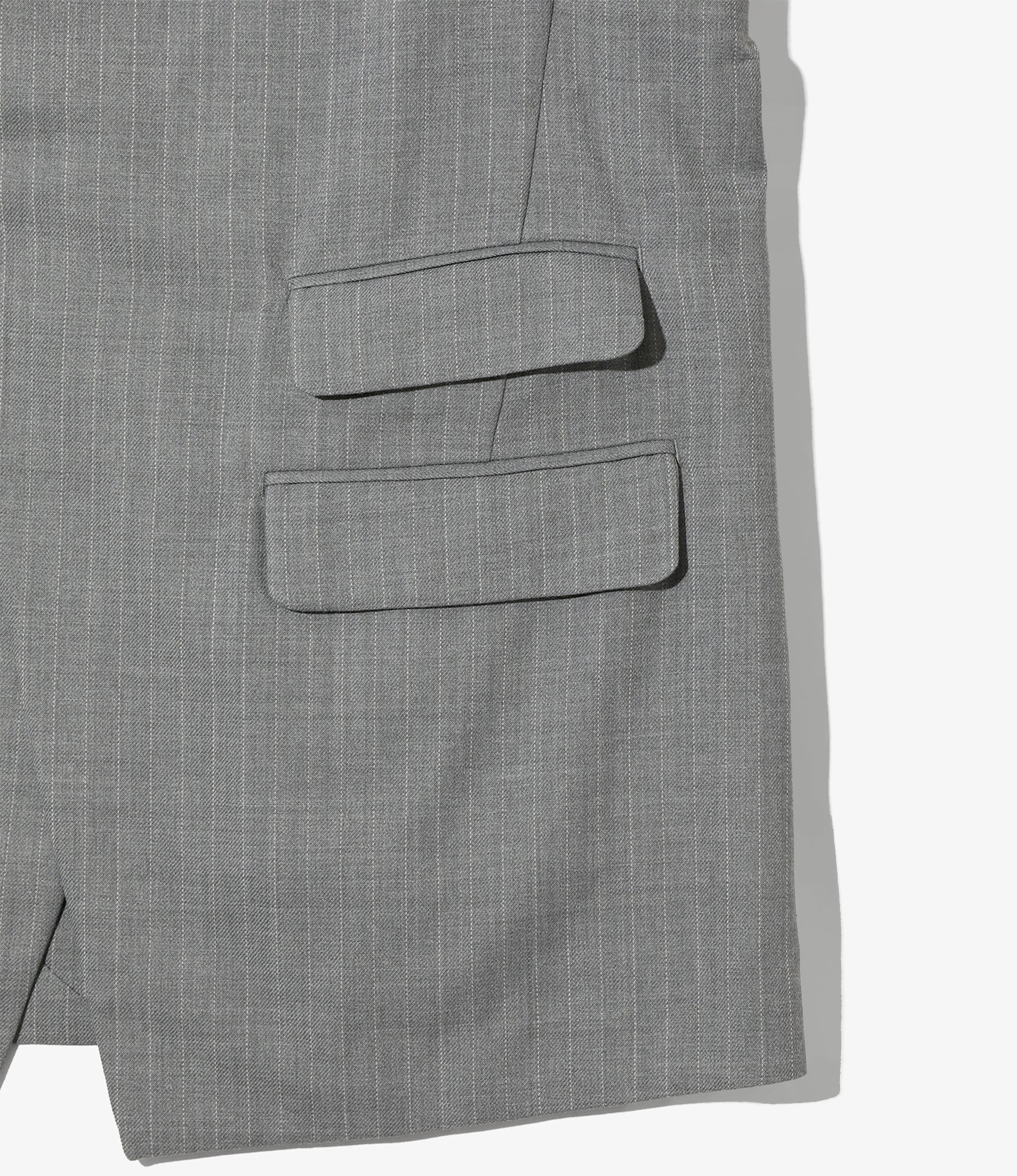 Women's Change Pocket Vest - H. Grey - Gabardine