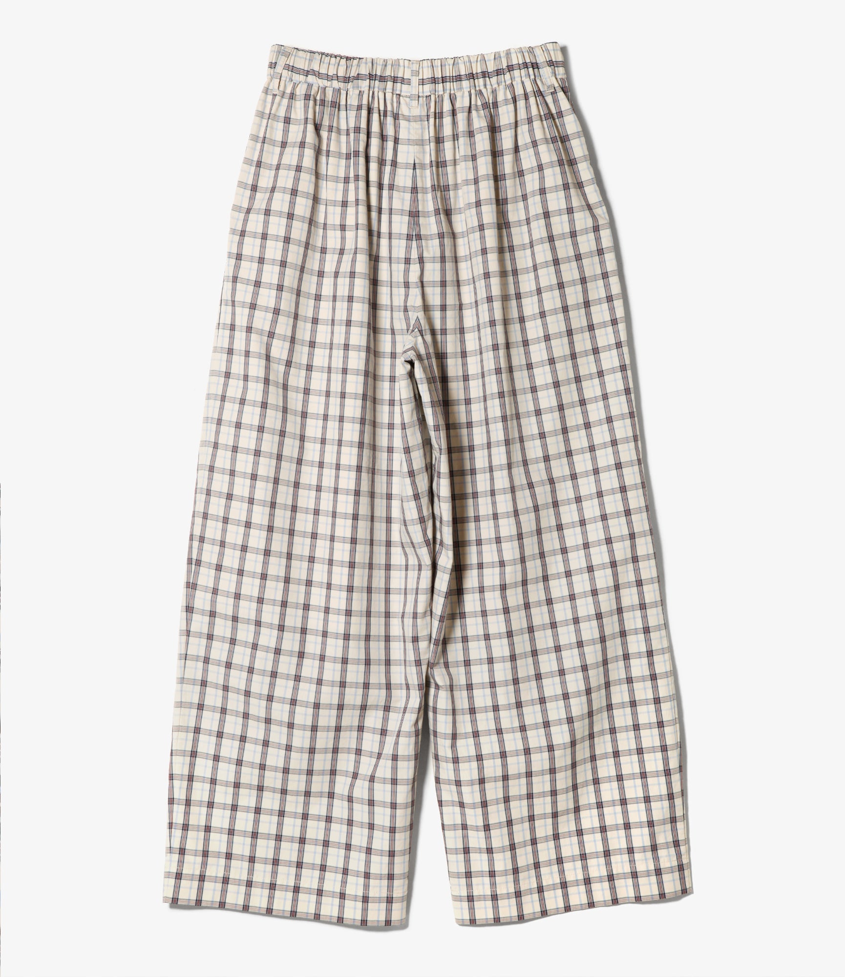 Women's Tack Balloon Pant - Beige - Plaid