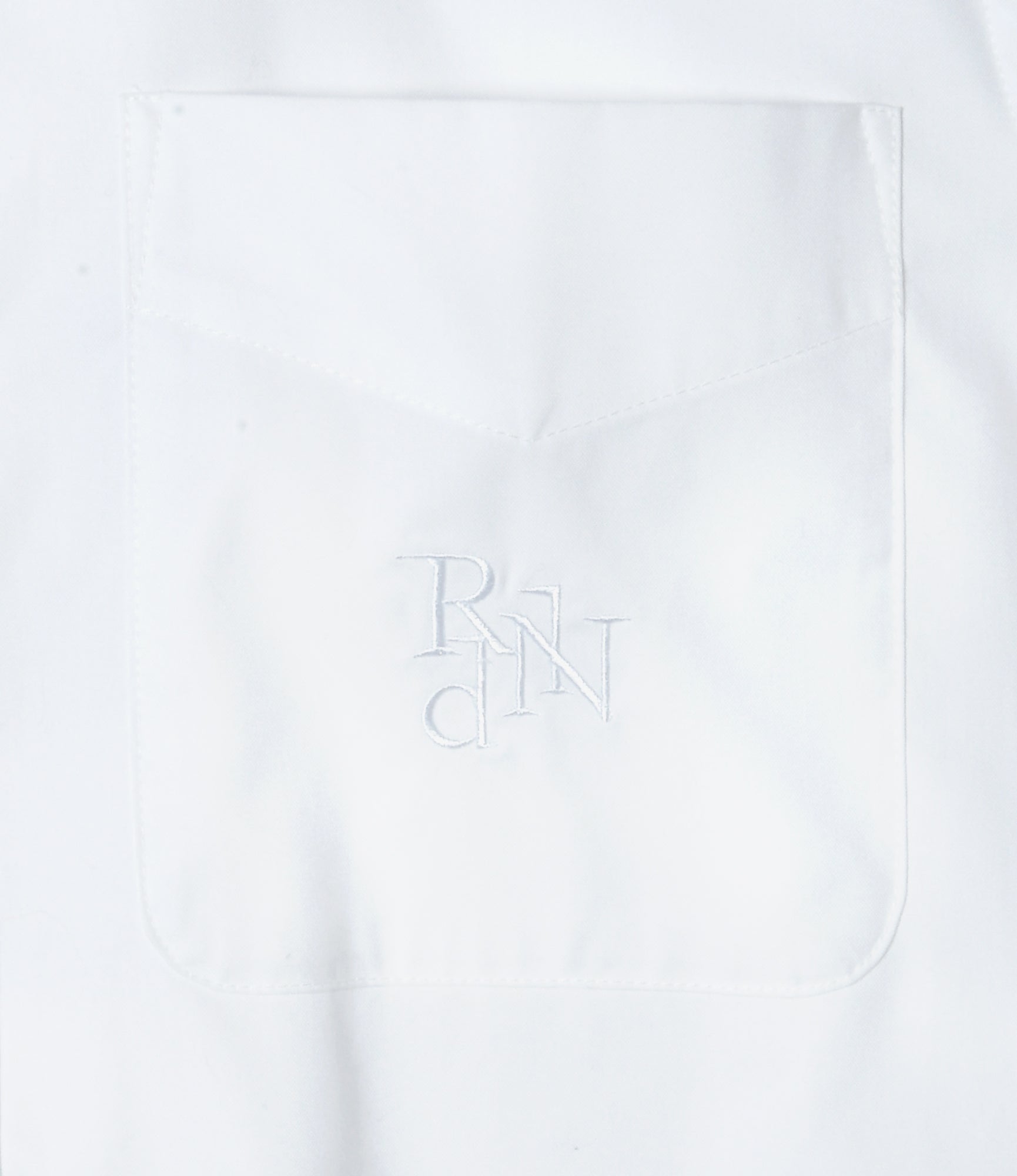 Women's Double Layer Button-down Shirt - White - Oxford