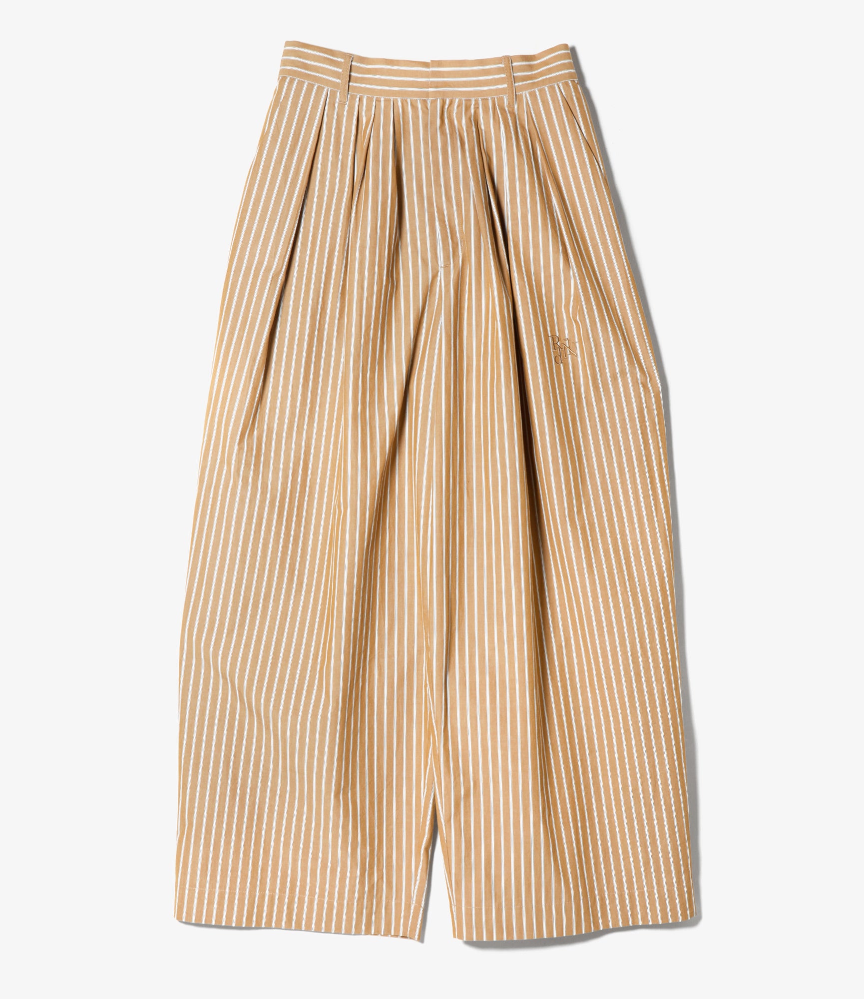 Women's Tack Balloon Pant - Beige - Stripe