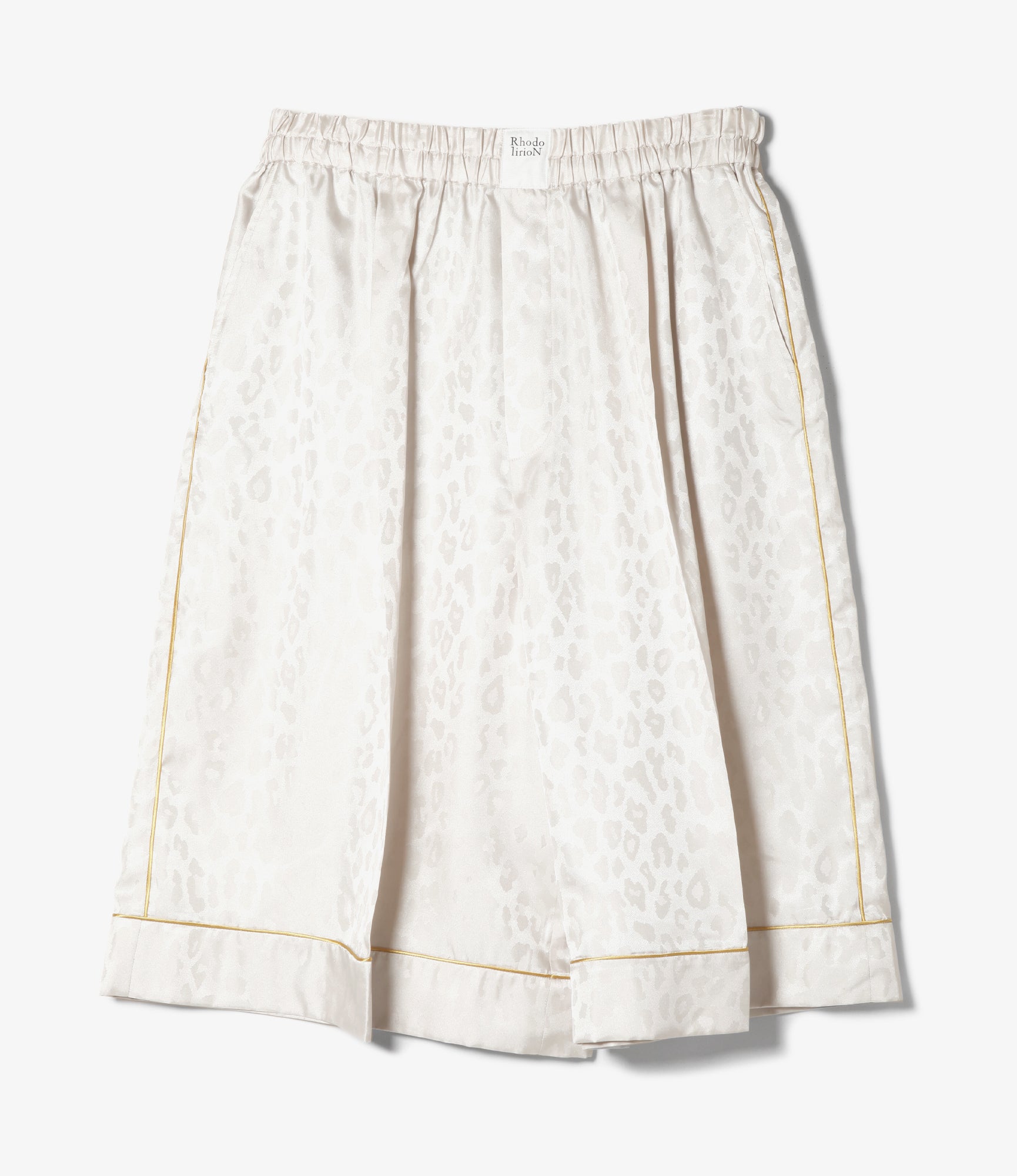Women's Three Quarters PJ's Pant - Ivory - Jacquard