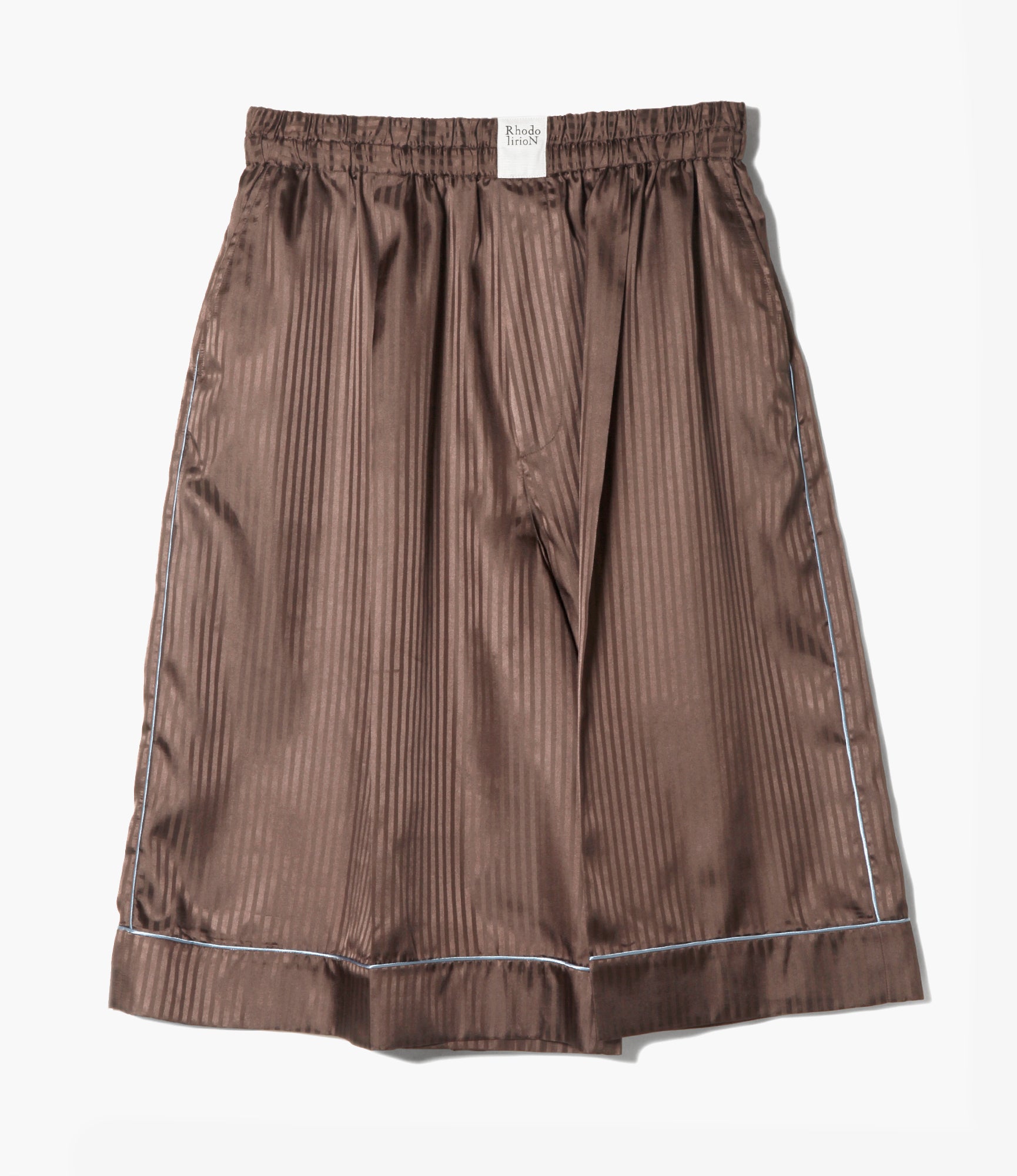 Women's Three Quarters PJ's Pant - Brown - Jacquard