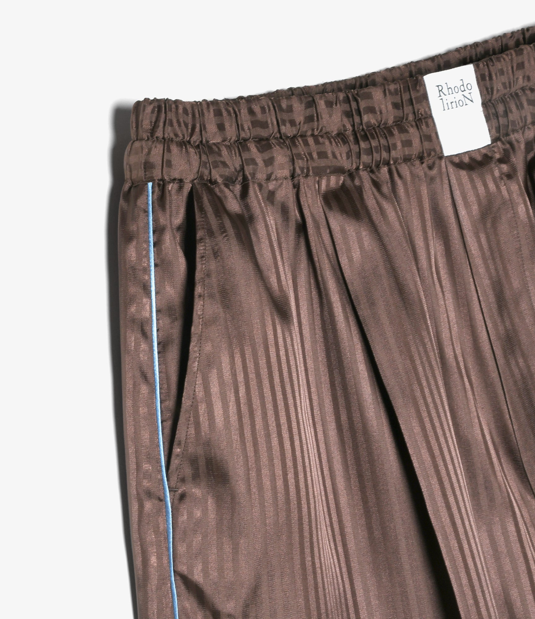 Women's Three Quarters PJ's Pant - Brown - Jacquard