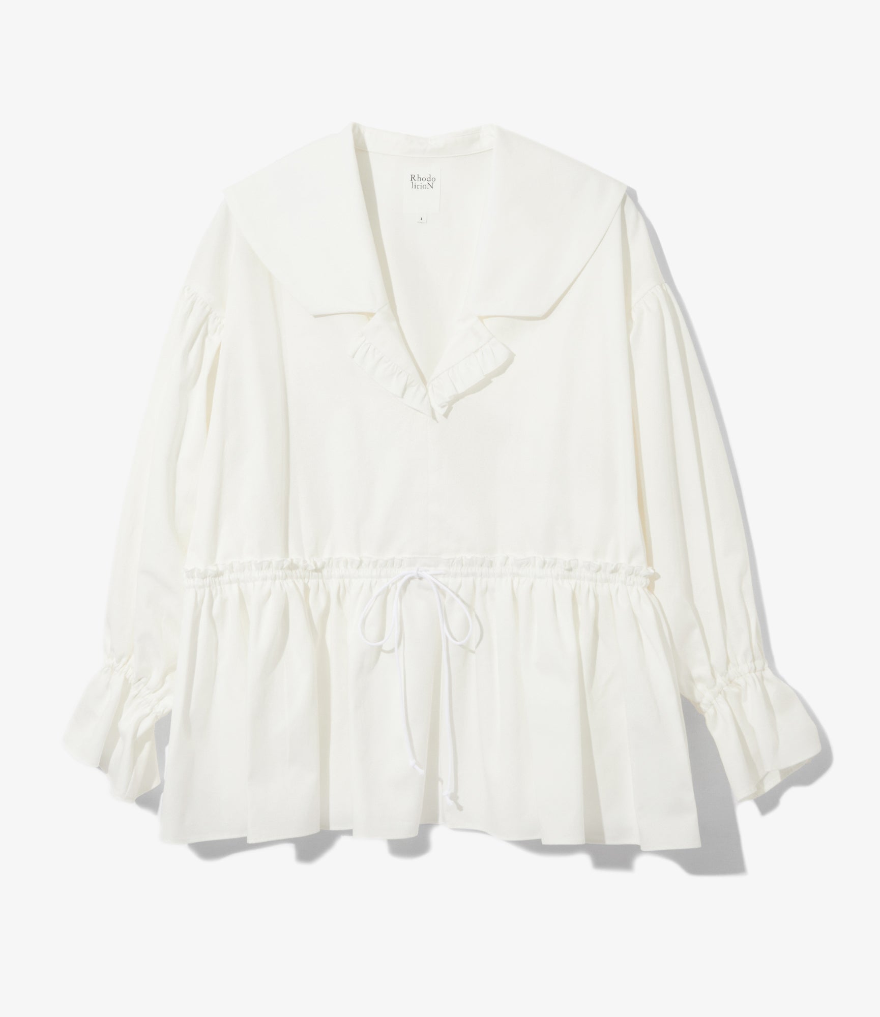 Women's Single Tiered Smock - White - Twill