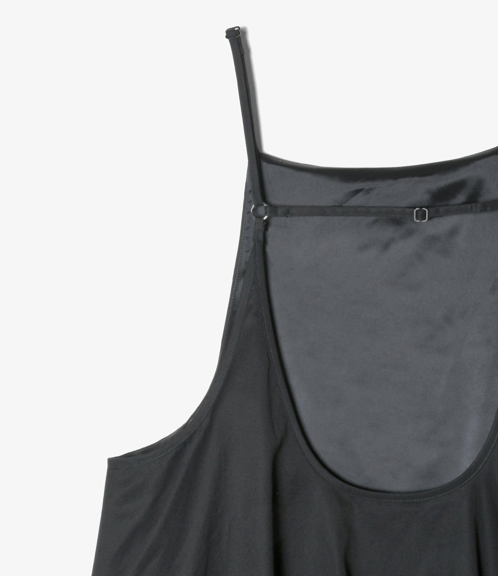 Women's Bubble Hem Apron Dress - Black - Twill