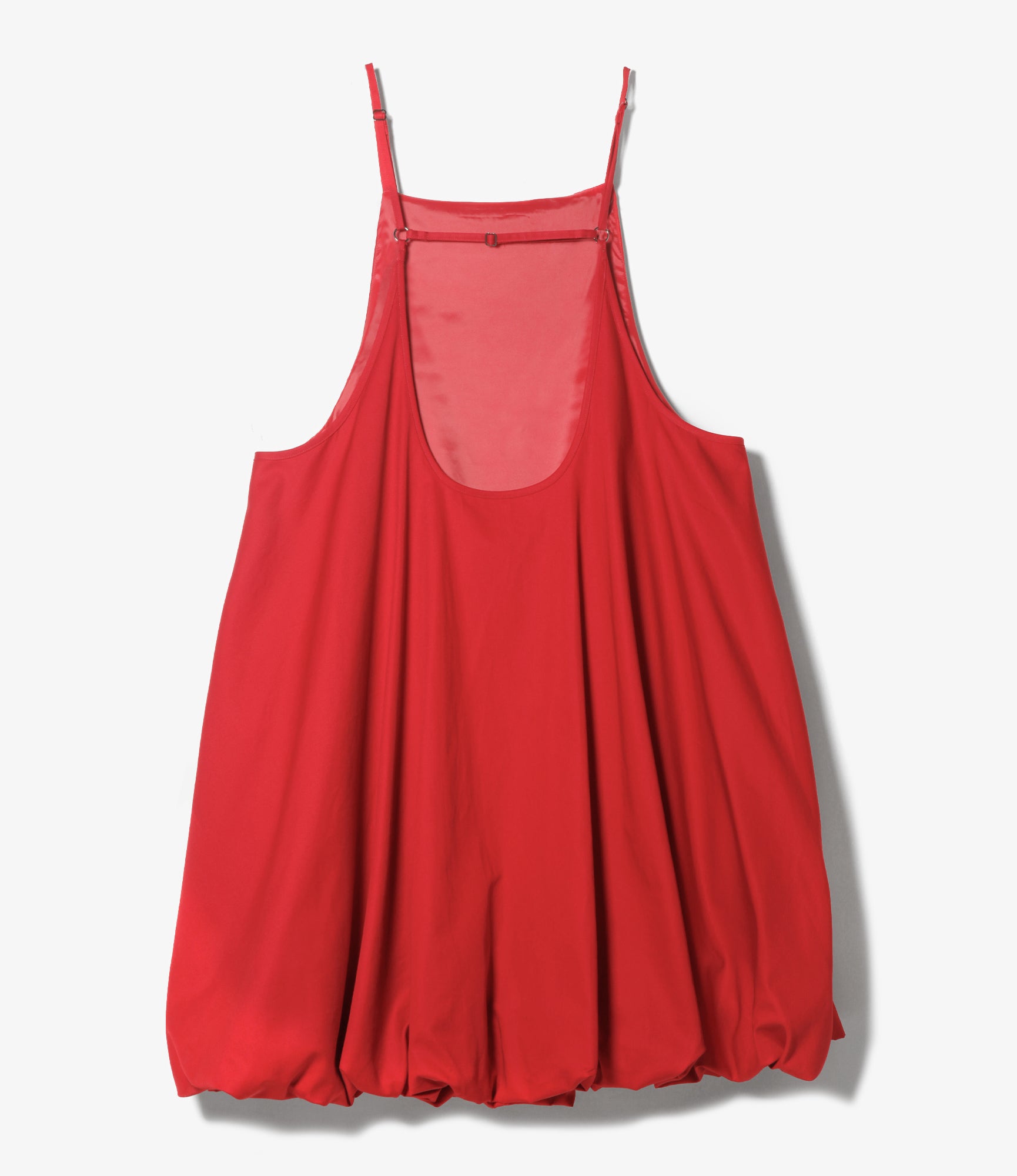 Women's Bubble Hem Apron Dress - Red - Twill