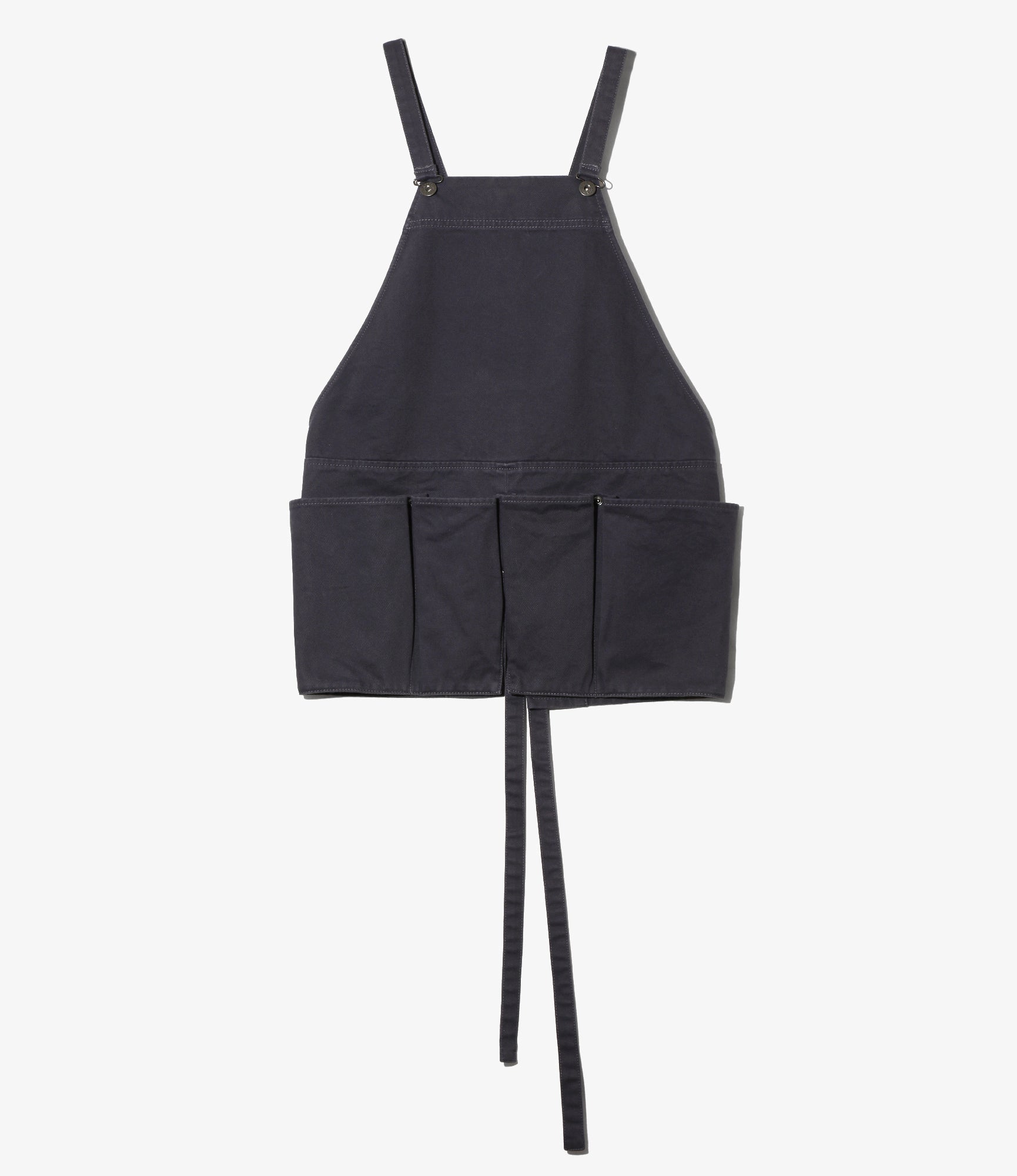 Women's Work Apron - Navy - Sulfur Dyed Twill