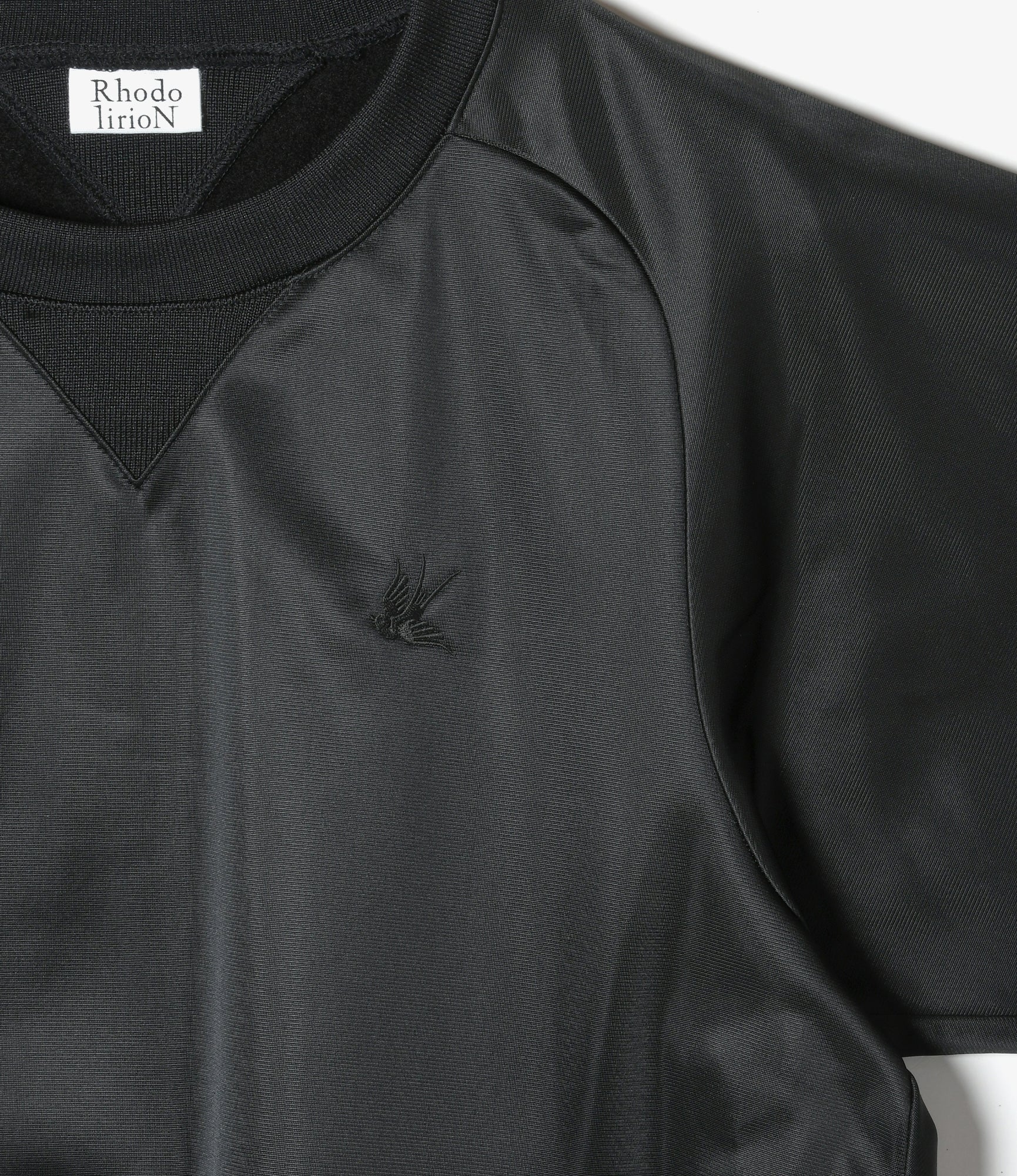 Women's Gusset Pullover - Black - Tricot