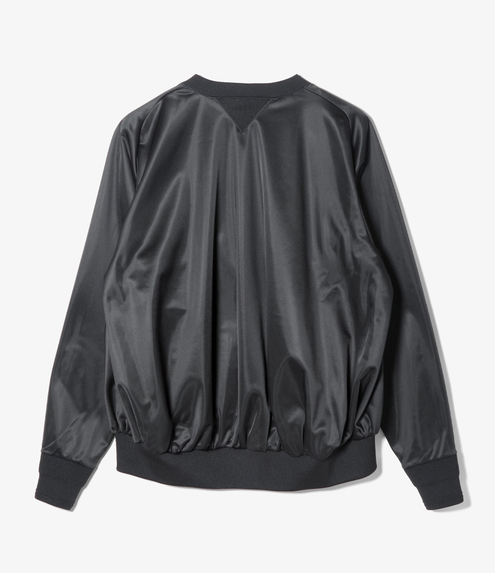 Women's Gusset Pullover - Black - Tricot